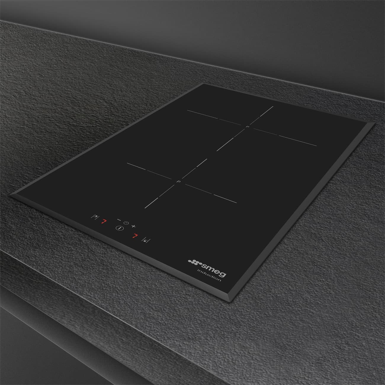 SMEG SI5322B kookplaat, Zwart (afbeelding 4 van 5)
