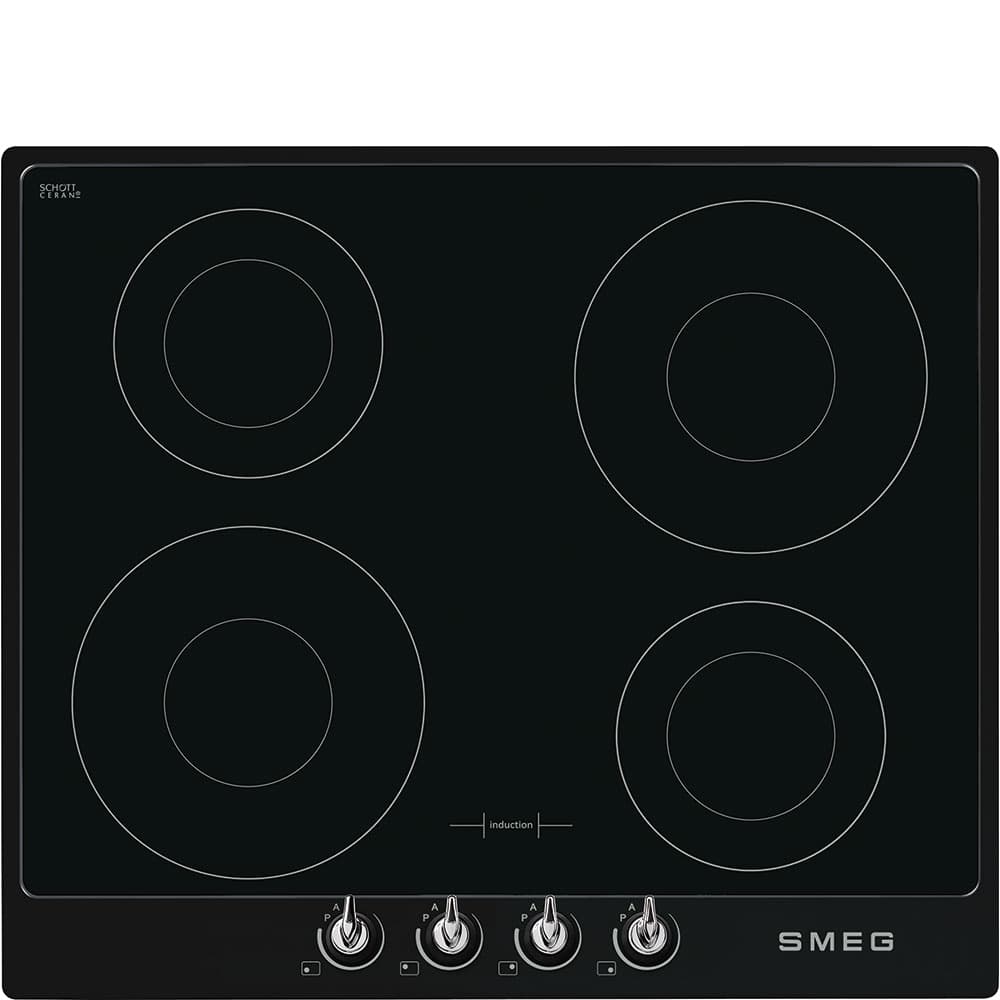 SMEG SI964NM kookplaat, Zwart