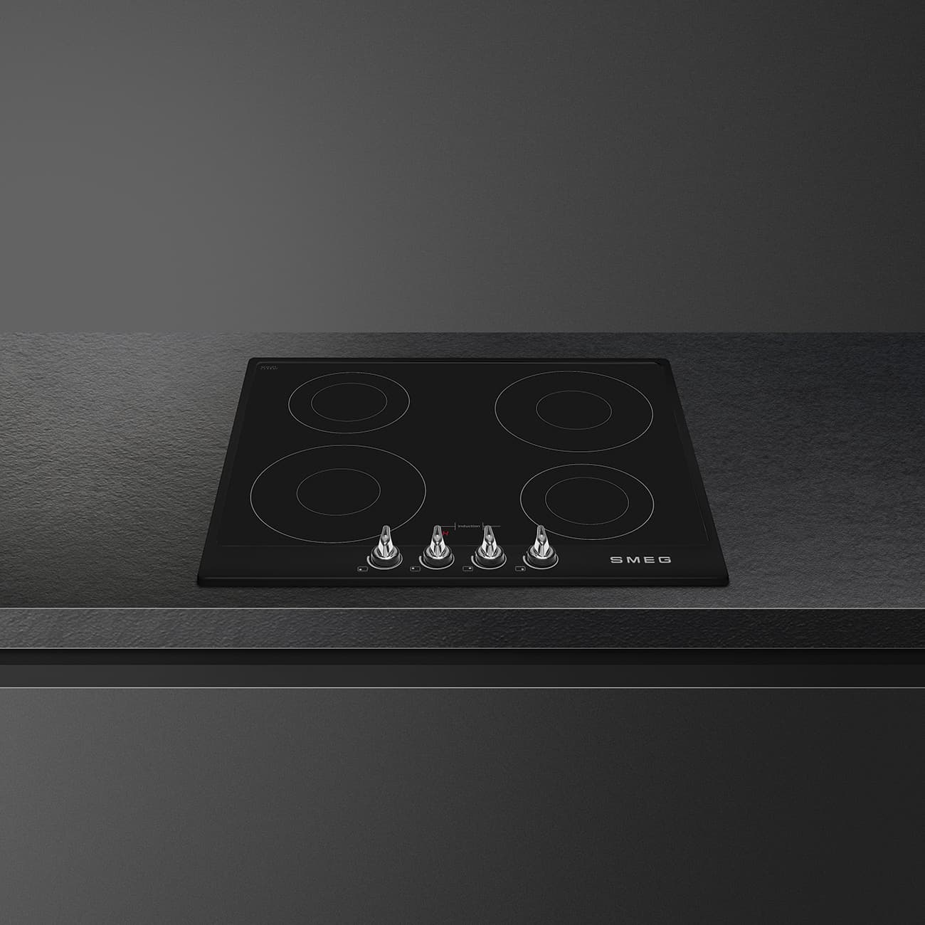 SMEG SI964NM kookplaat, Zwart (afbeelding 2 van 7)