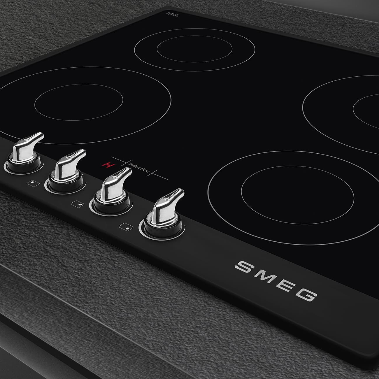 SMEG SI964NM kookplaat, Zwart (afbeelding 4 van 7)