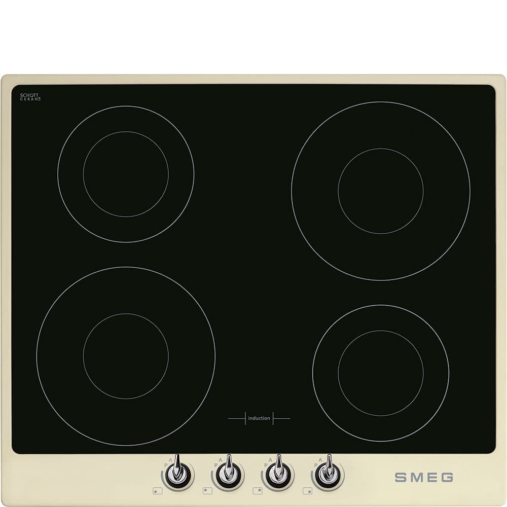 SMEG SI964PM kookplaat, Creme