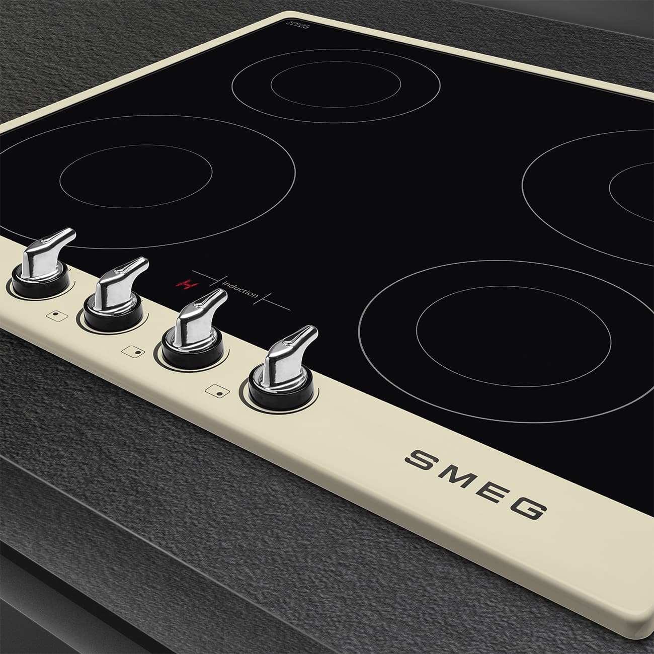 SMEG SI964PM kookplaat, Creme (afbeelding 4 van 6)