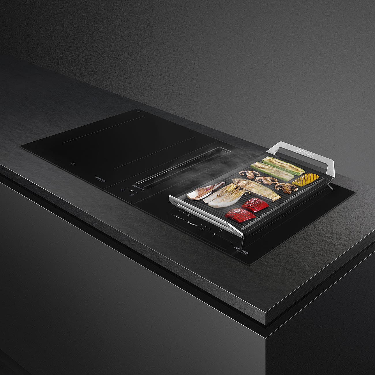 SMEG GRILLPLATE grillplaat (afbeelding 2 van 2)
