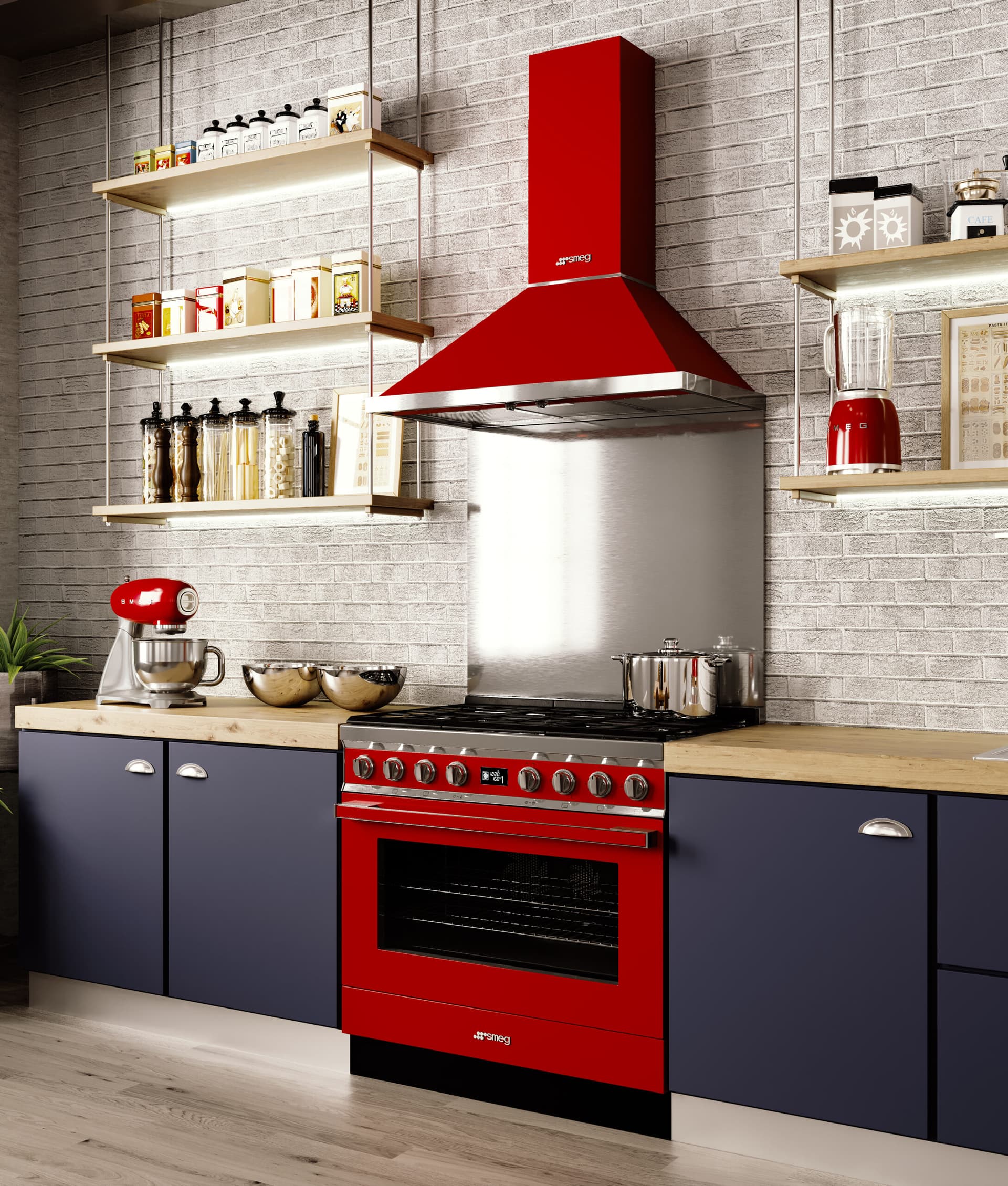 SMEG KITC9X9-1 achterwand (afbeelding 2 van 5)