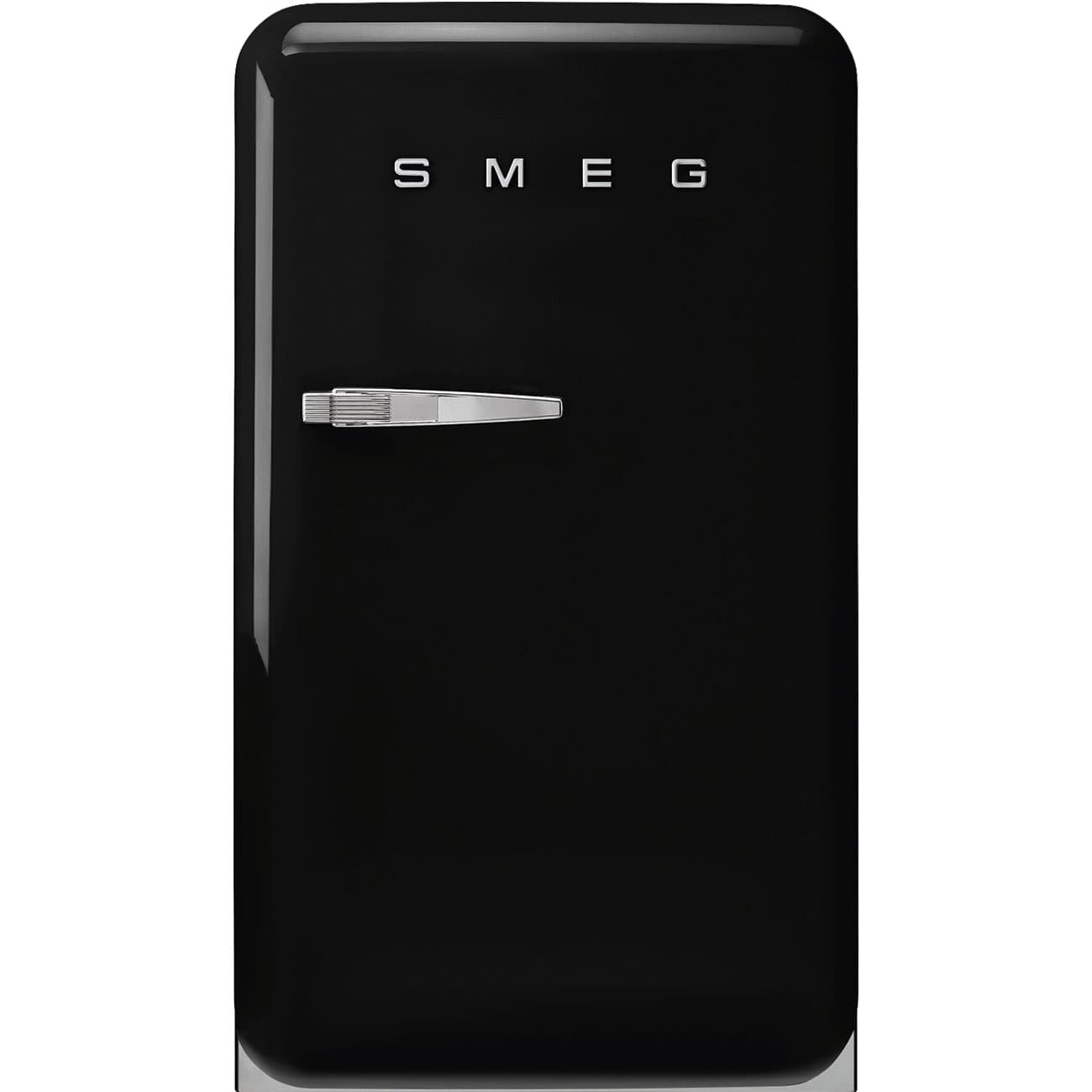 SMEG FAB10HRBL6 retro koelkast, Zwart (afbeelding 1 van 5)