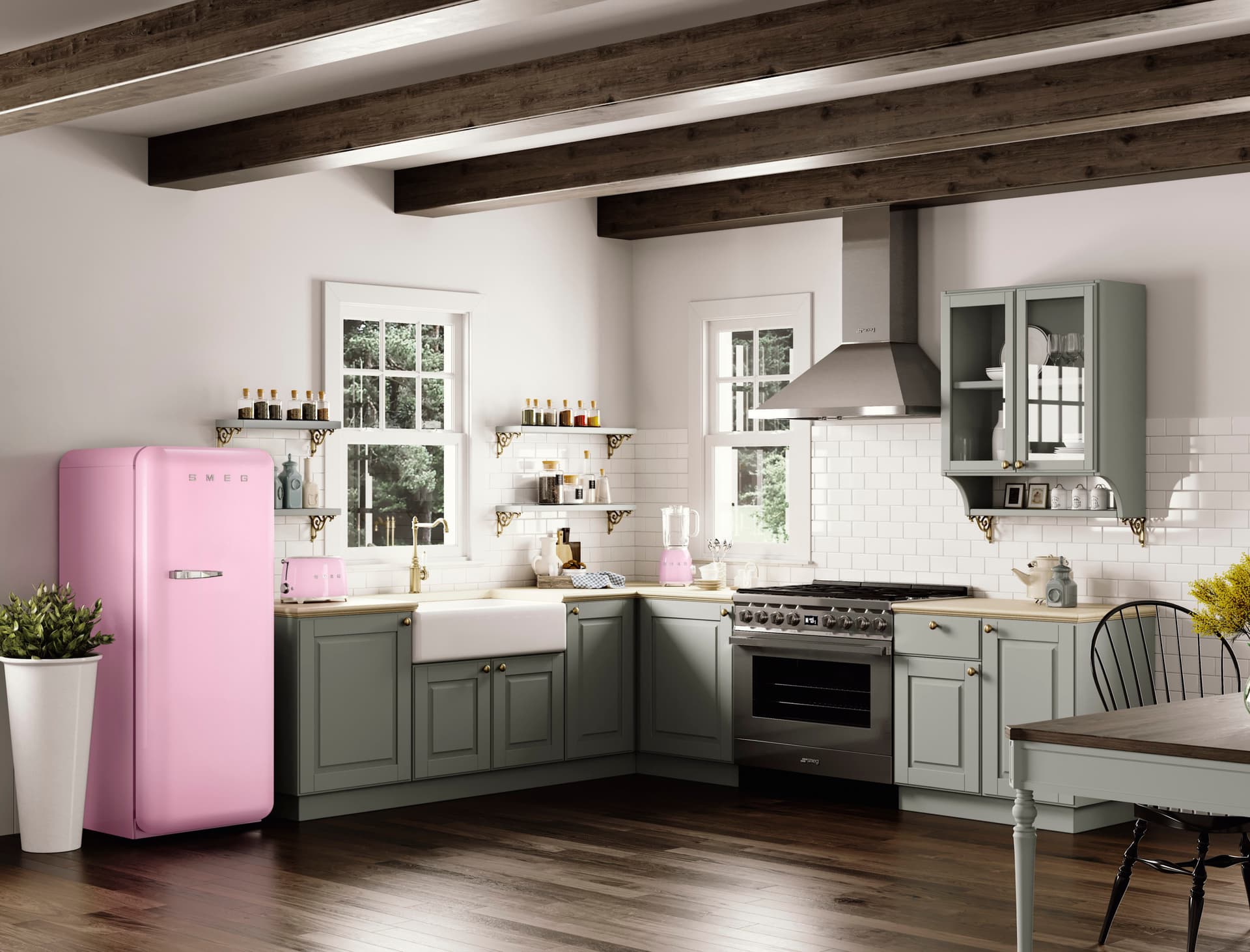 SMEG FAB28RDMC6 retro koelkast, Special (afbeelding 4 van 6)
