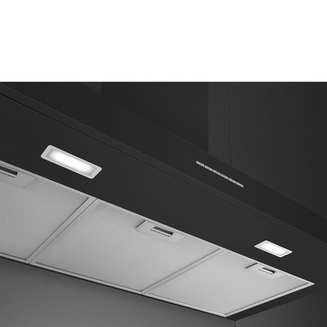 SMEG KBT900AE wand afzuigkap, Antraciet (afbeelding 4 van 5)