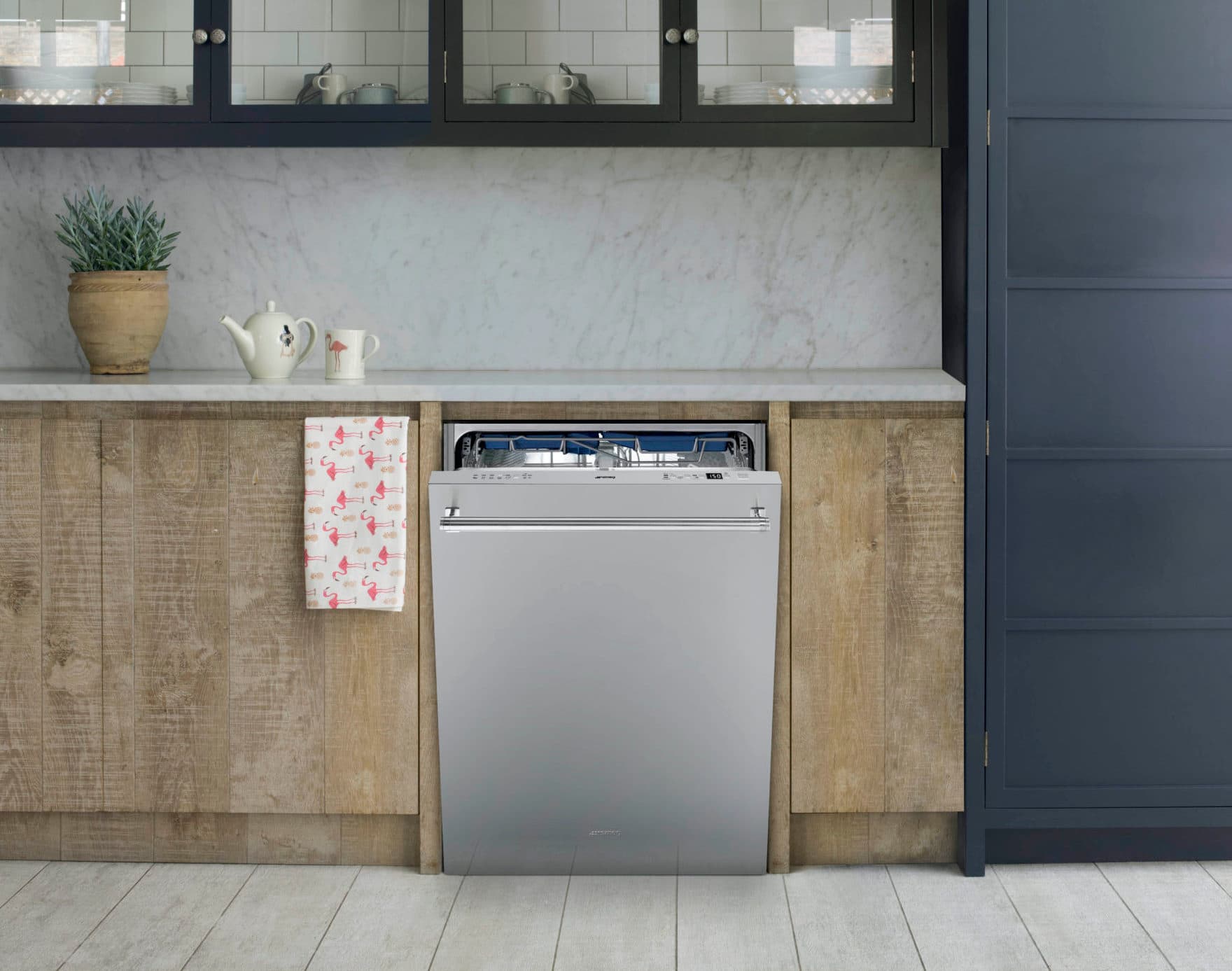 SMEG LVS345BQSTX vaatwasser, Rvs (afbeelding 2 van 4)