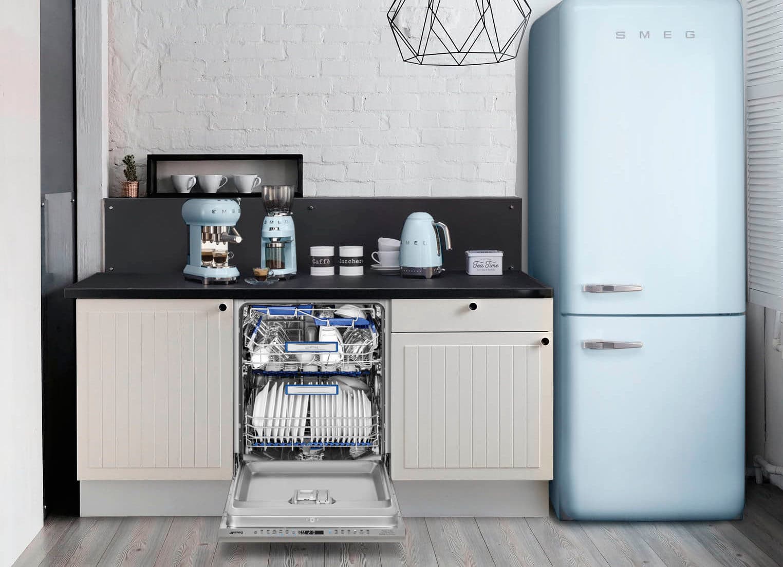 SMEG STL324BQLH vaatwasser (afbeelding 2 van 3)