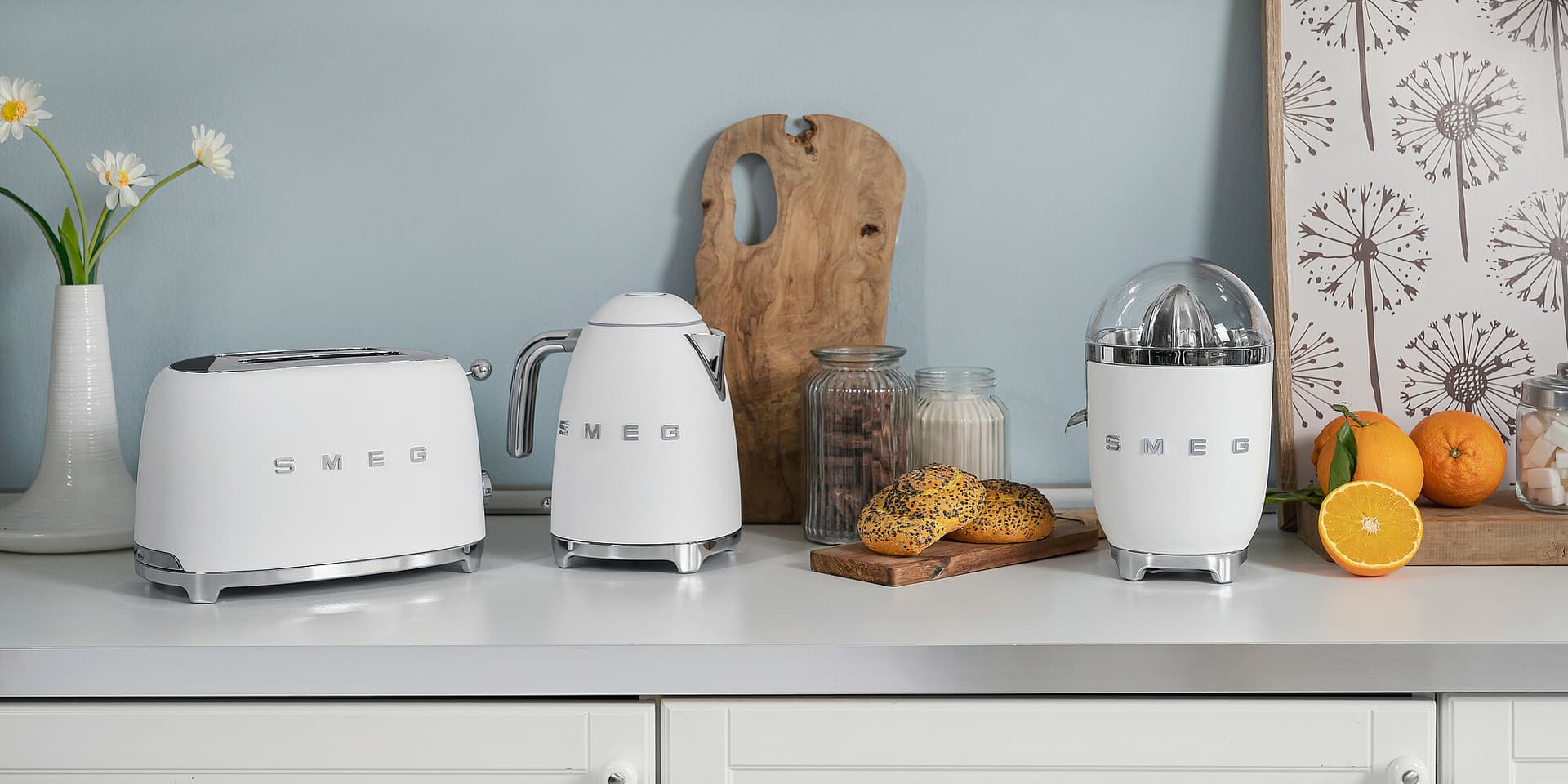 SMEG TSF01WHMEU broodrooster mat wit (afbeelding 3 van 3)