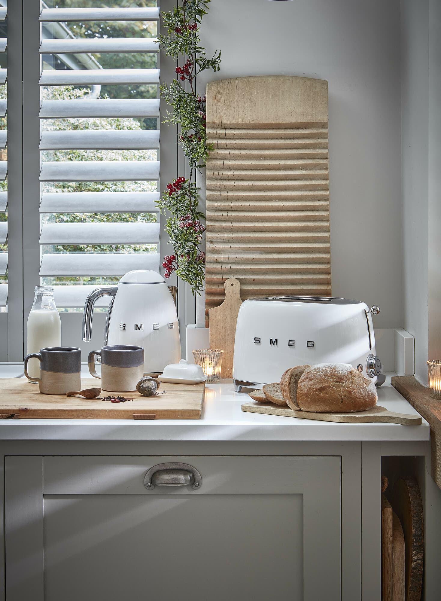 SMEG TSF01WHMEU broodrooster mat wit (afbeelding 2 van 3)