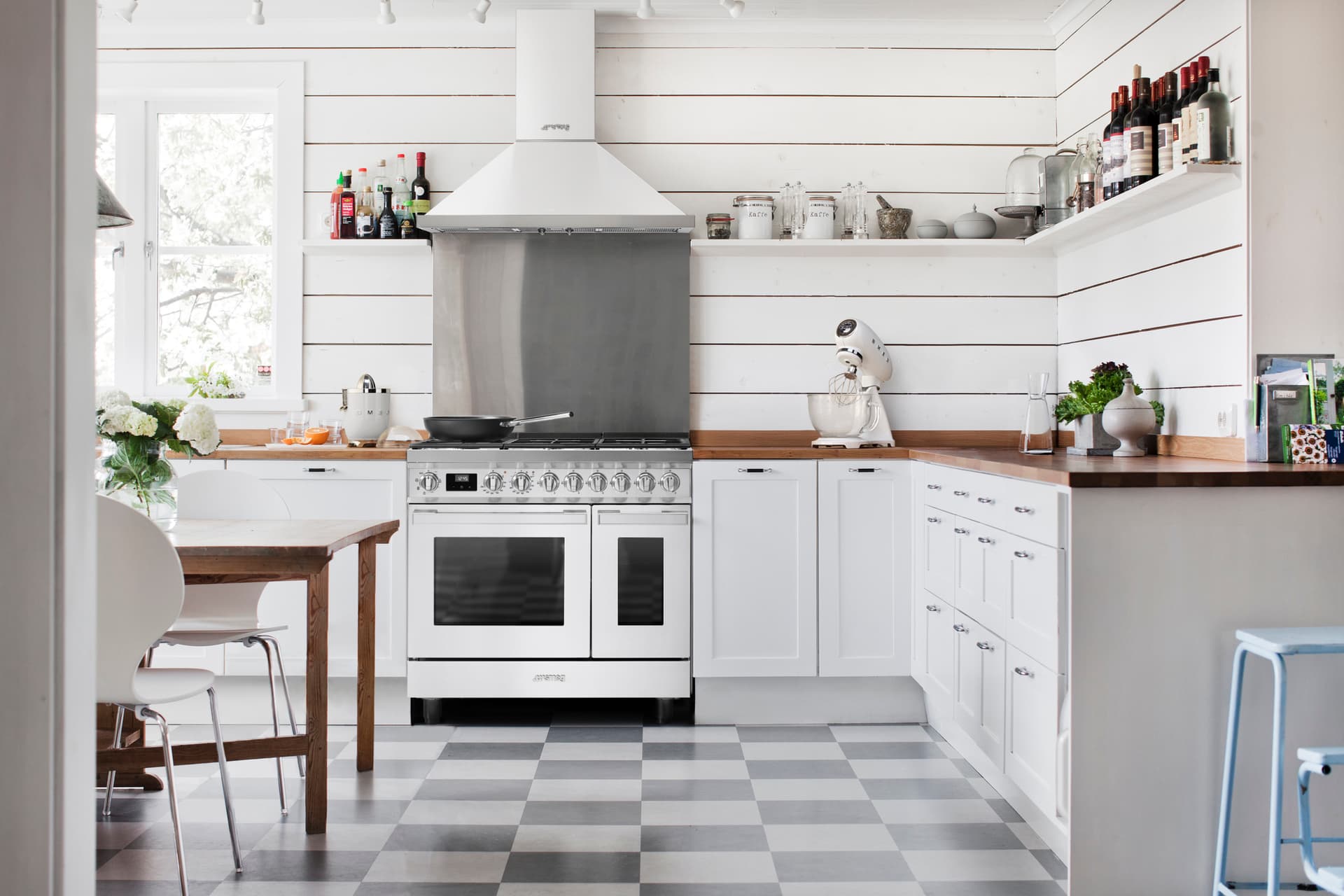 SMEG CPF92IMWH fornuis, Wit (afbeelding 2 van 5)