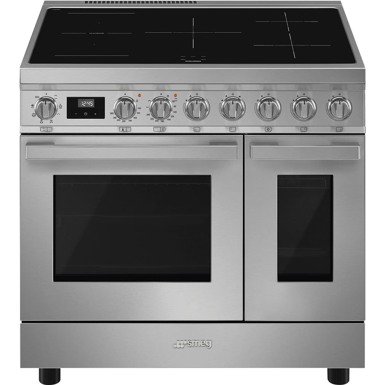 SMEG CPF92IMX fornuis, Rvs