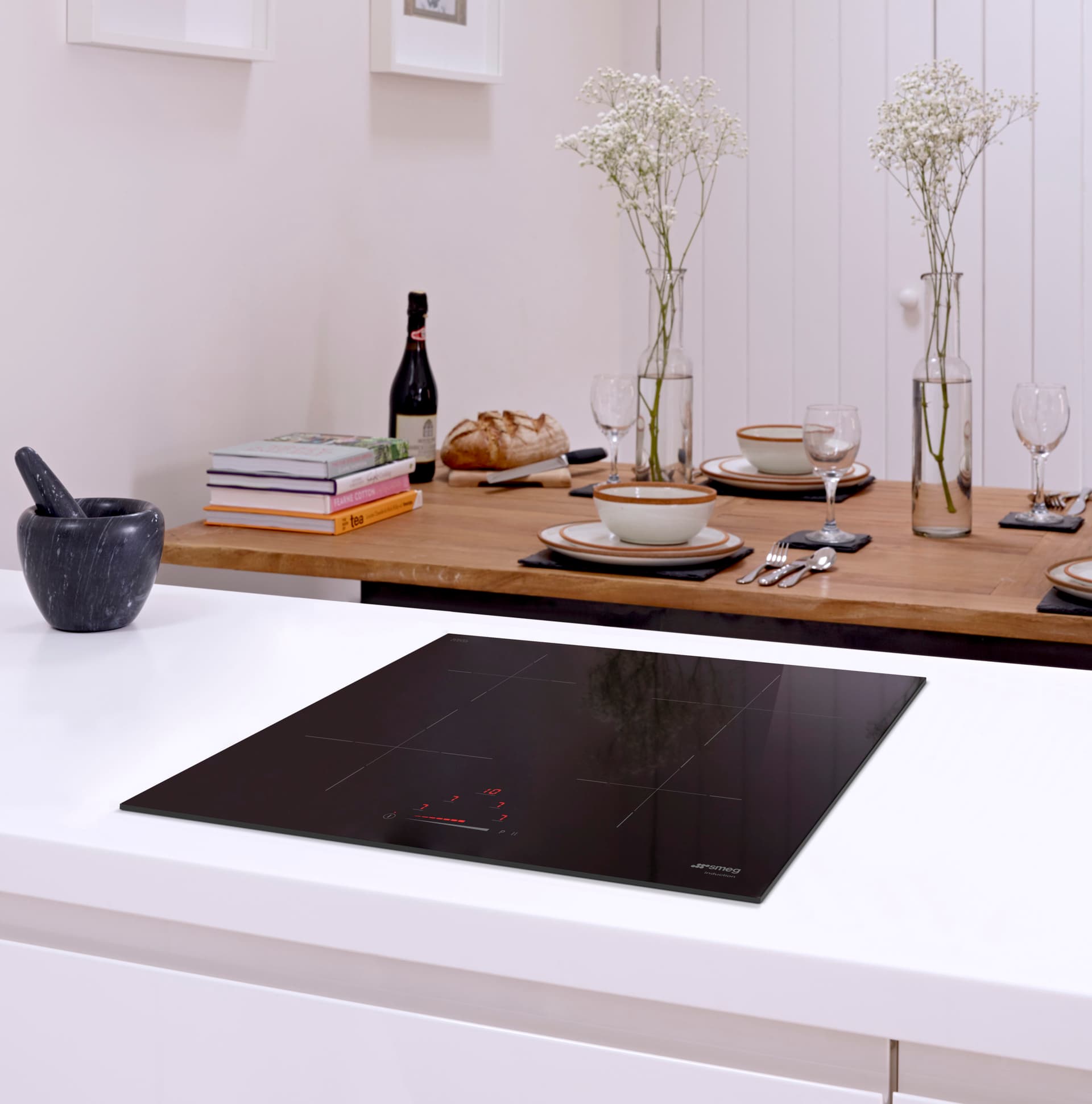 SMEG SI4642D kookplaat, Zwart (afbeelding 2 van 3)