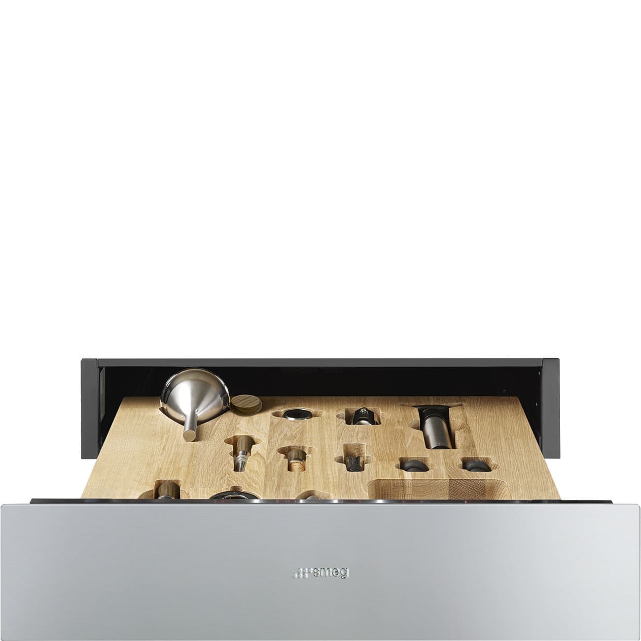 SMEG CPS315X sommelier lade RVS
