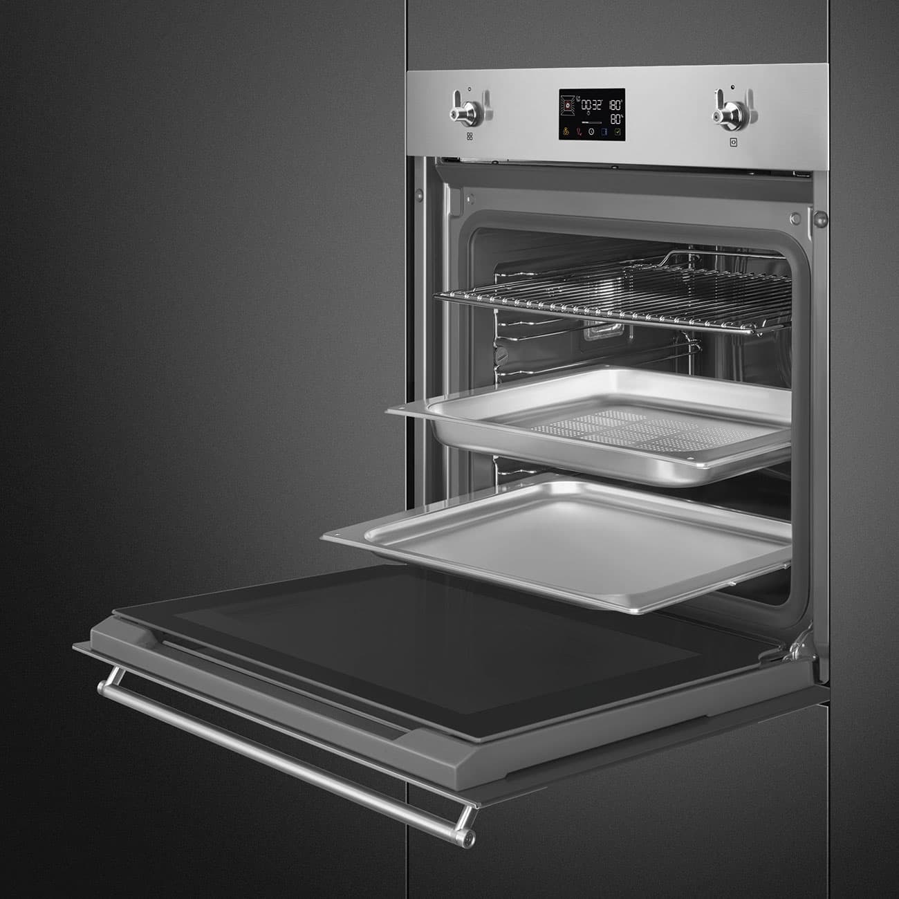 SMEG SO6302S3PX combi-stoom oven, Rvs (afbeelding 4 van 5)