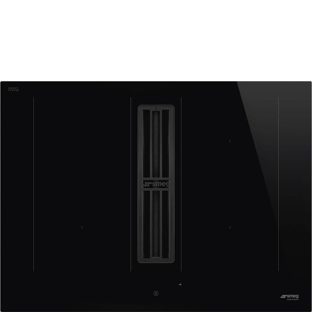 SMEG HOBD472D2 kookplaat, Zwart