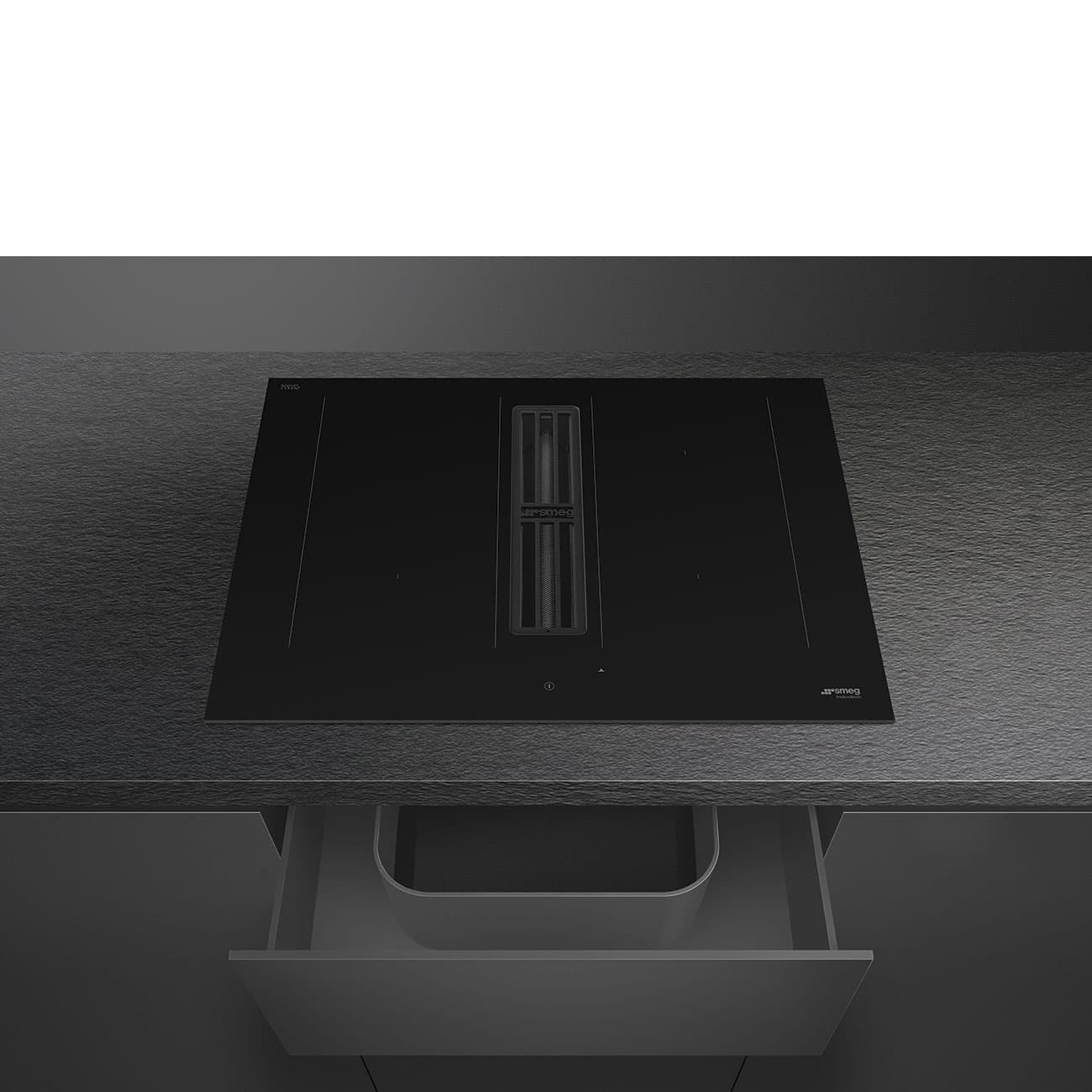 SMEG HOBD472D2 kookplaat, Zwart (afbeelding 3 van 6)