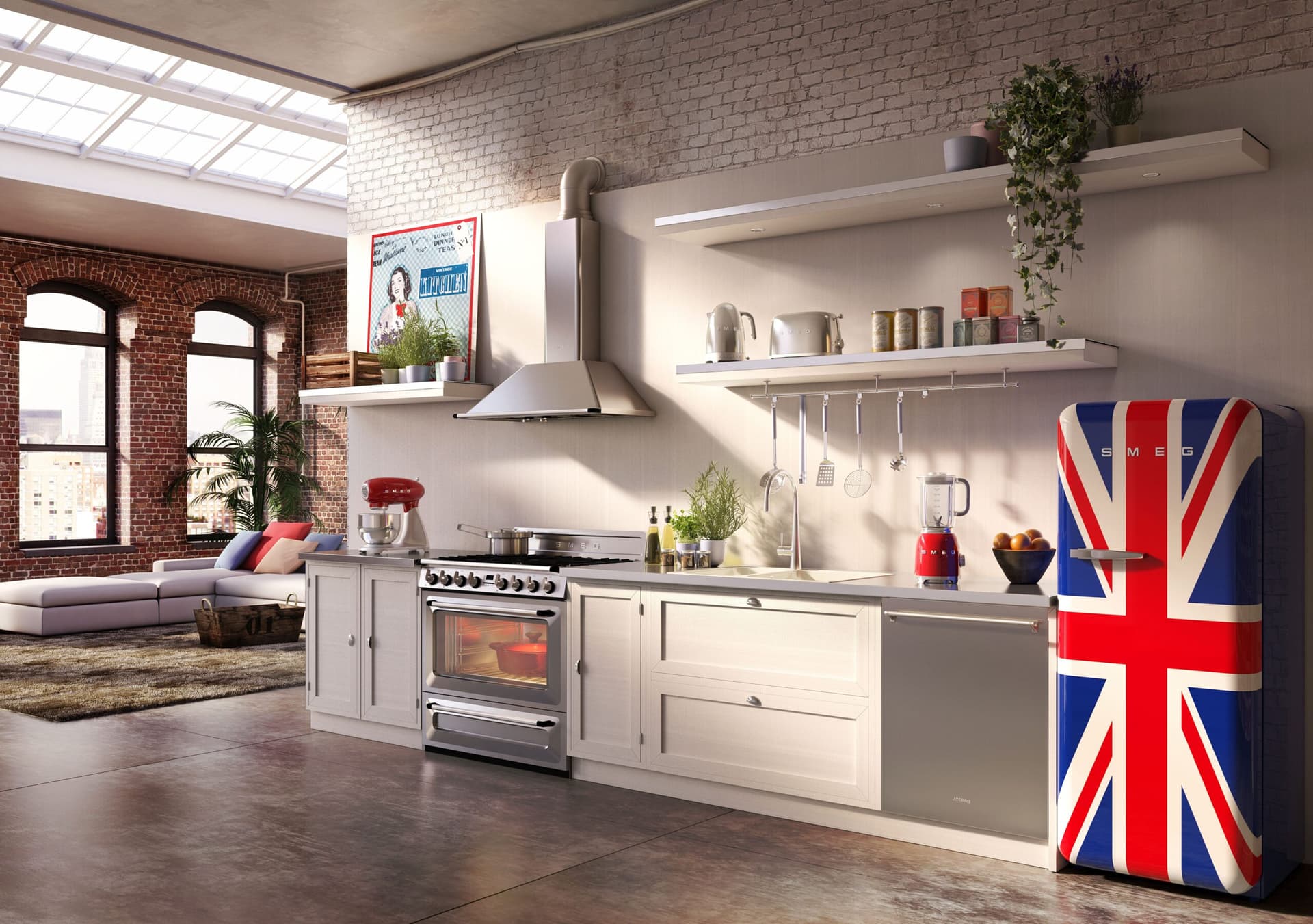 SMEG KLF03SSEU waterkoker zilver (afbeelding 2 van 2)