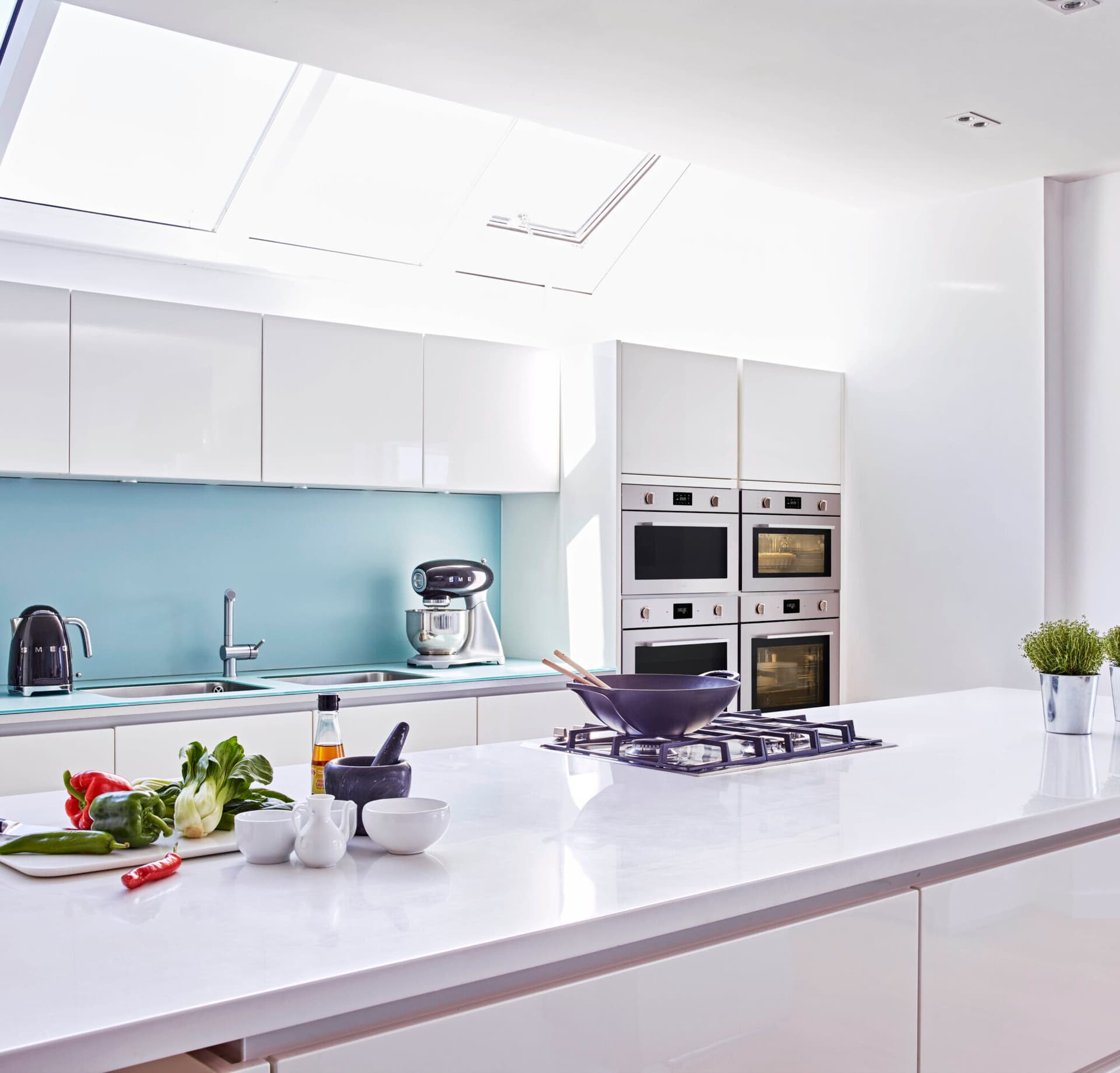SMEG SF4400MCX1 combi-magnetron oven, Rvs (afbeelding 2 van 3)