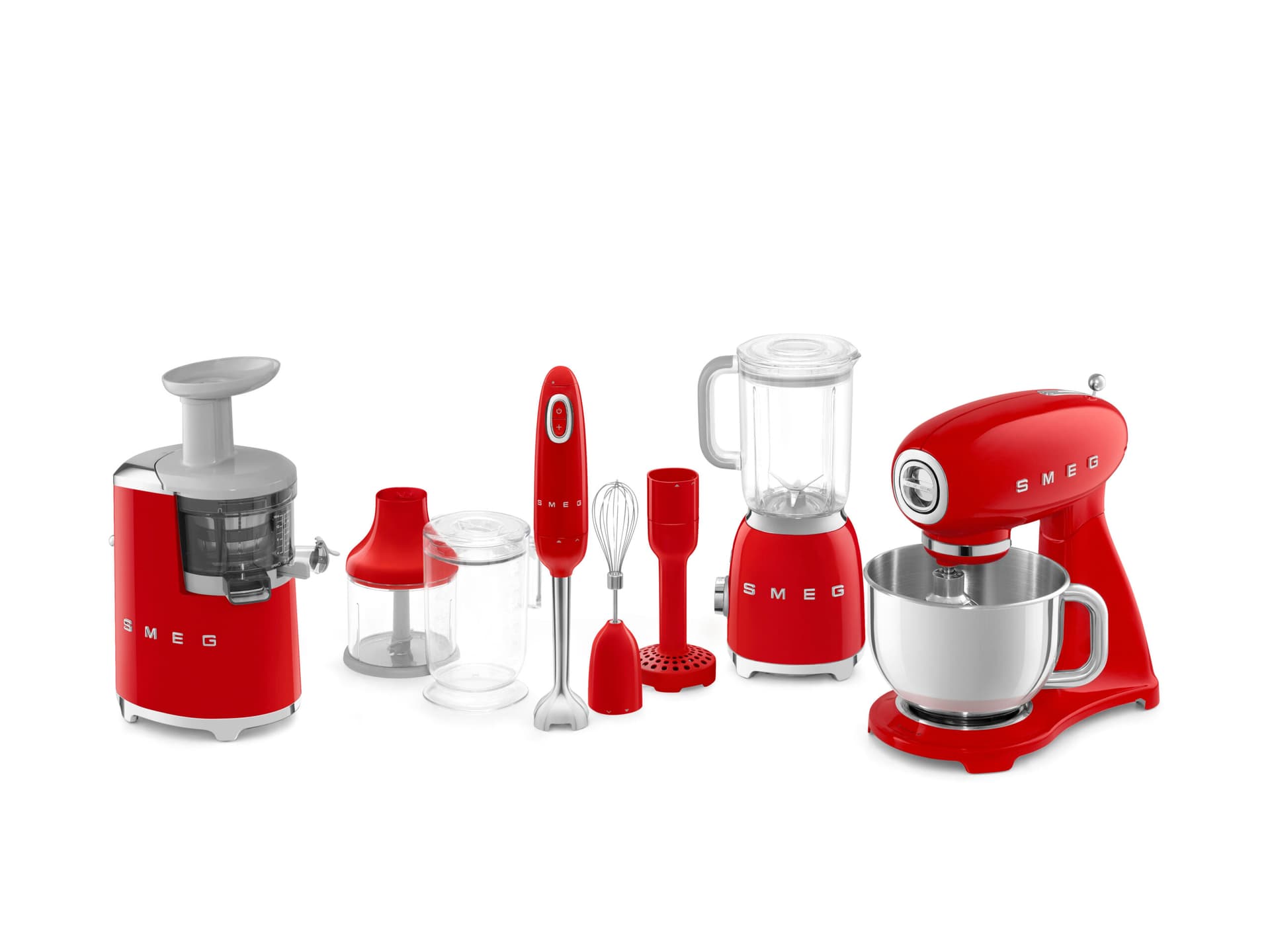 SMEG HBF11RDEU staafmixer rood (afbeelding 2 van 2)