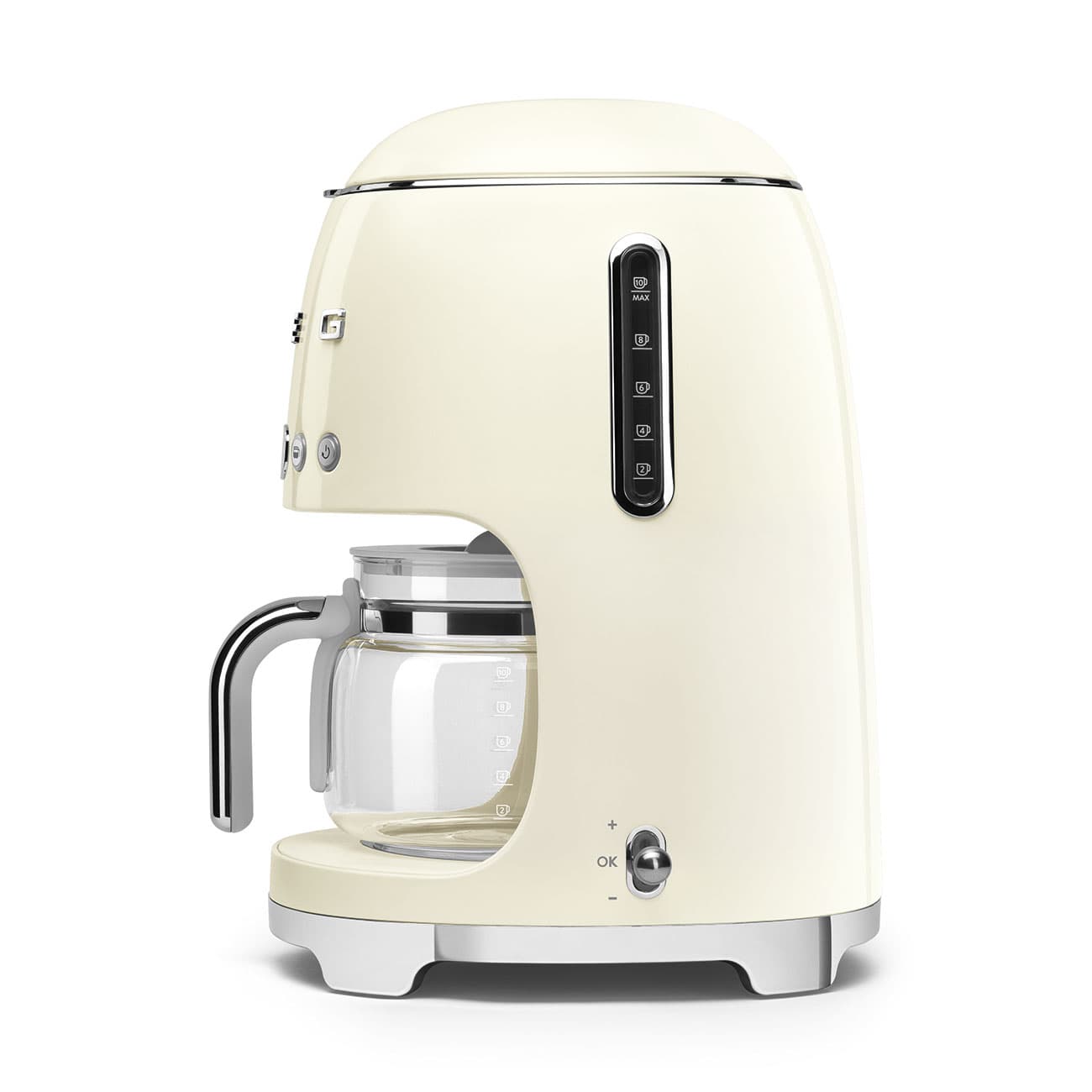SMEG DCF02CREU filterkoffiemachine, Creme (afbeelding 4 van 5)