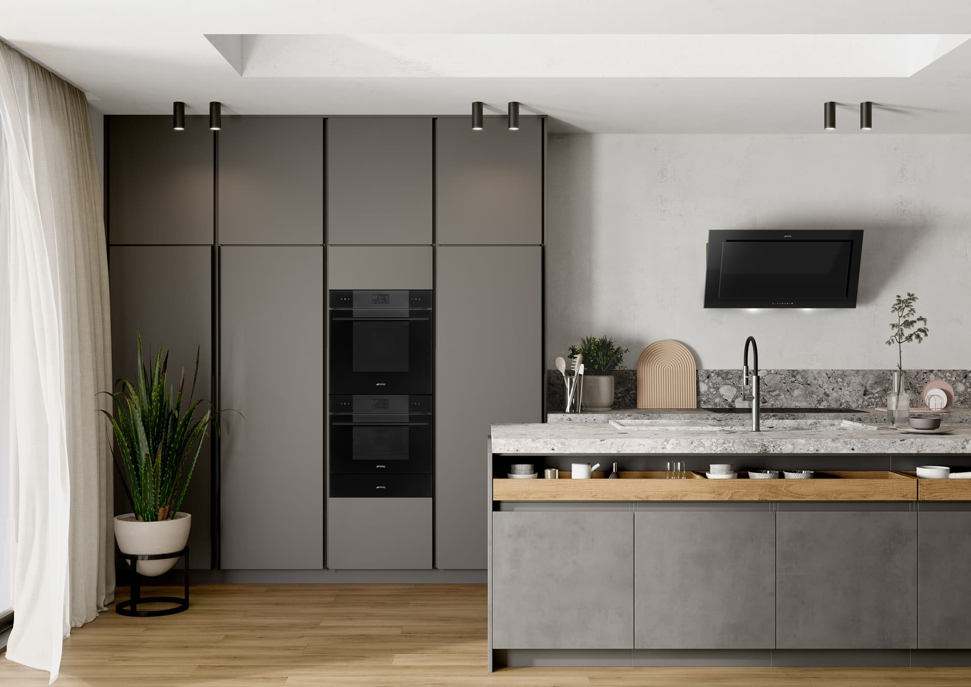SMEG SF6101TB3 oven, Zwart (afbeelding 2 van 3)