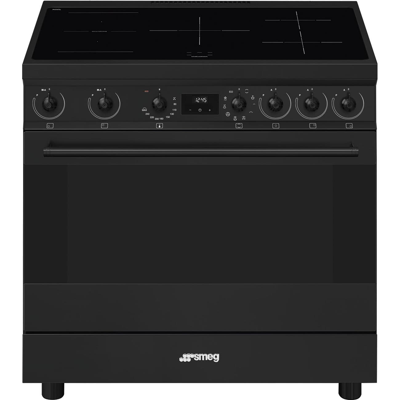 SMEG C9IMN2 fornuis, Antraciet