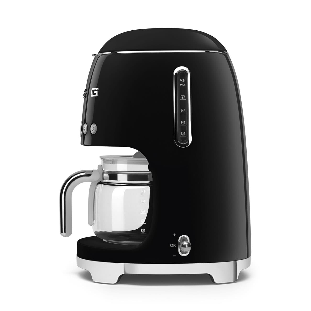 SMEG DCF02BLEU filterkoffiemachine, Zwart (afbeelding 4 van 5)