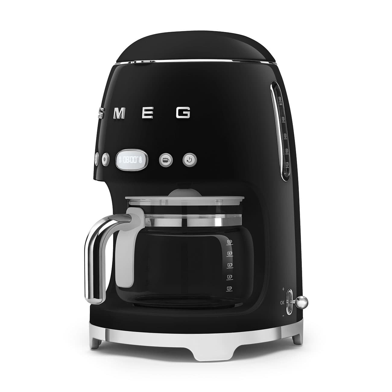 SMEG DCF02BLEU filterkoffiemachine, Zwart (afbeelding 3 van 5)