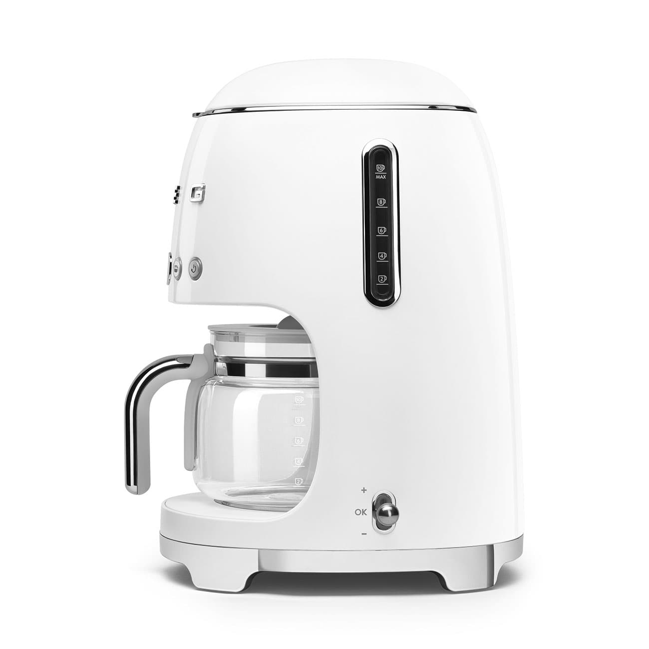 SMEG DCF02WHEU filterkoffiemachine, Wit (afbeelding 4 van 5)