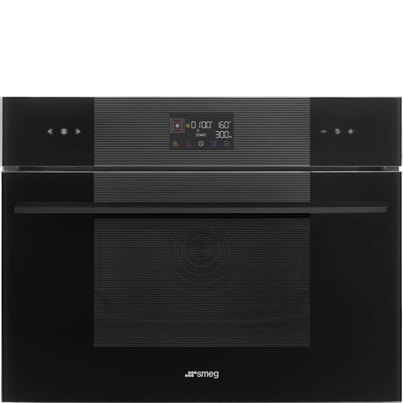 SMEG SO4102M1B3 combi-magnetron oven, Zwart