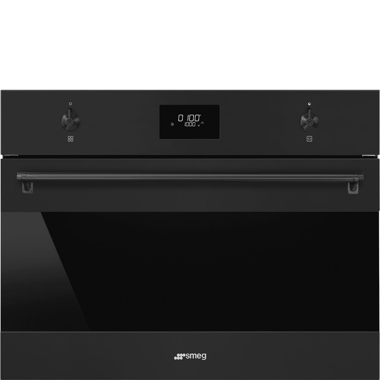 SMEG SO4301M0N magnetron, Mat zwart