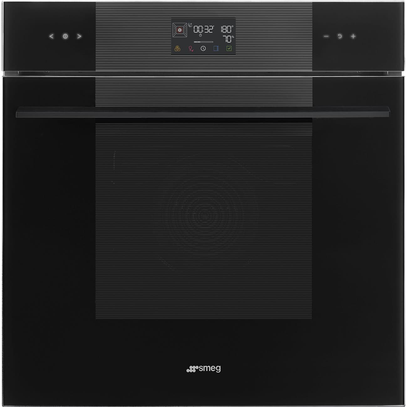 SMEG SO6102S3PB3 combi-stoom oven, Zwart