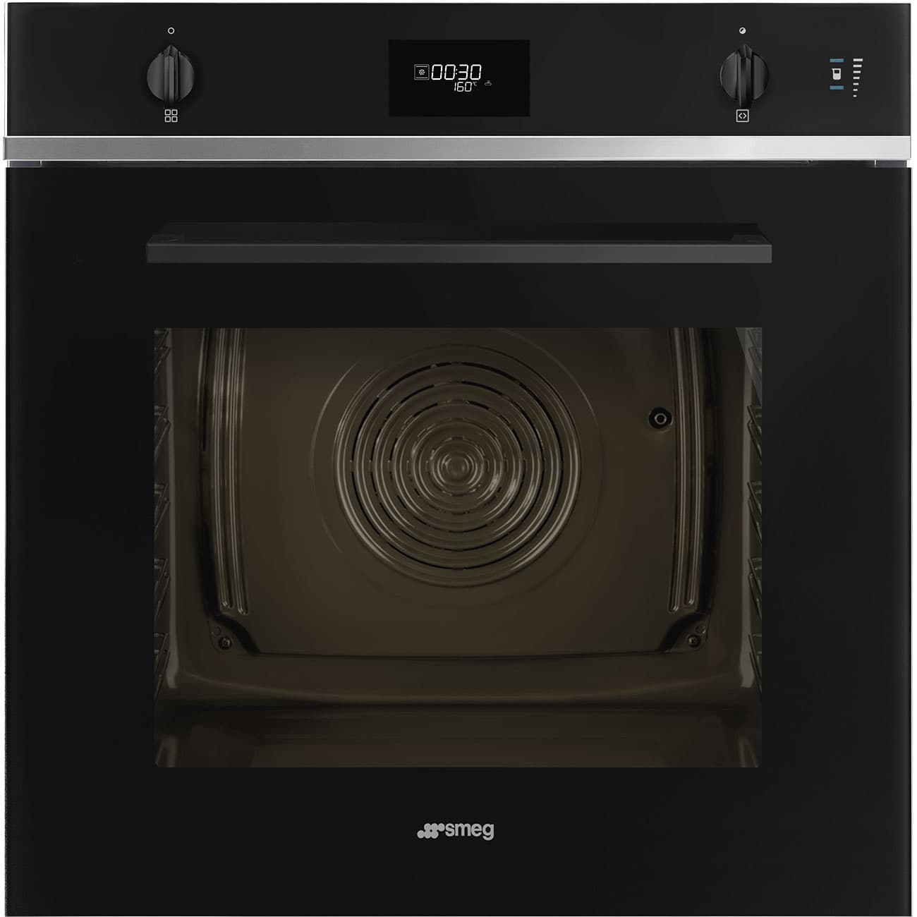 SMEG SO6401S2B combi-stoom oven, Zwart