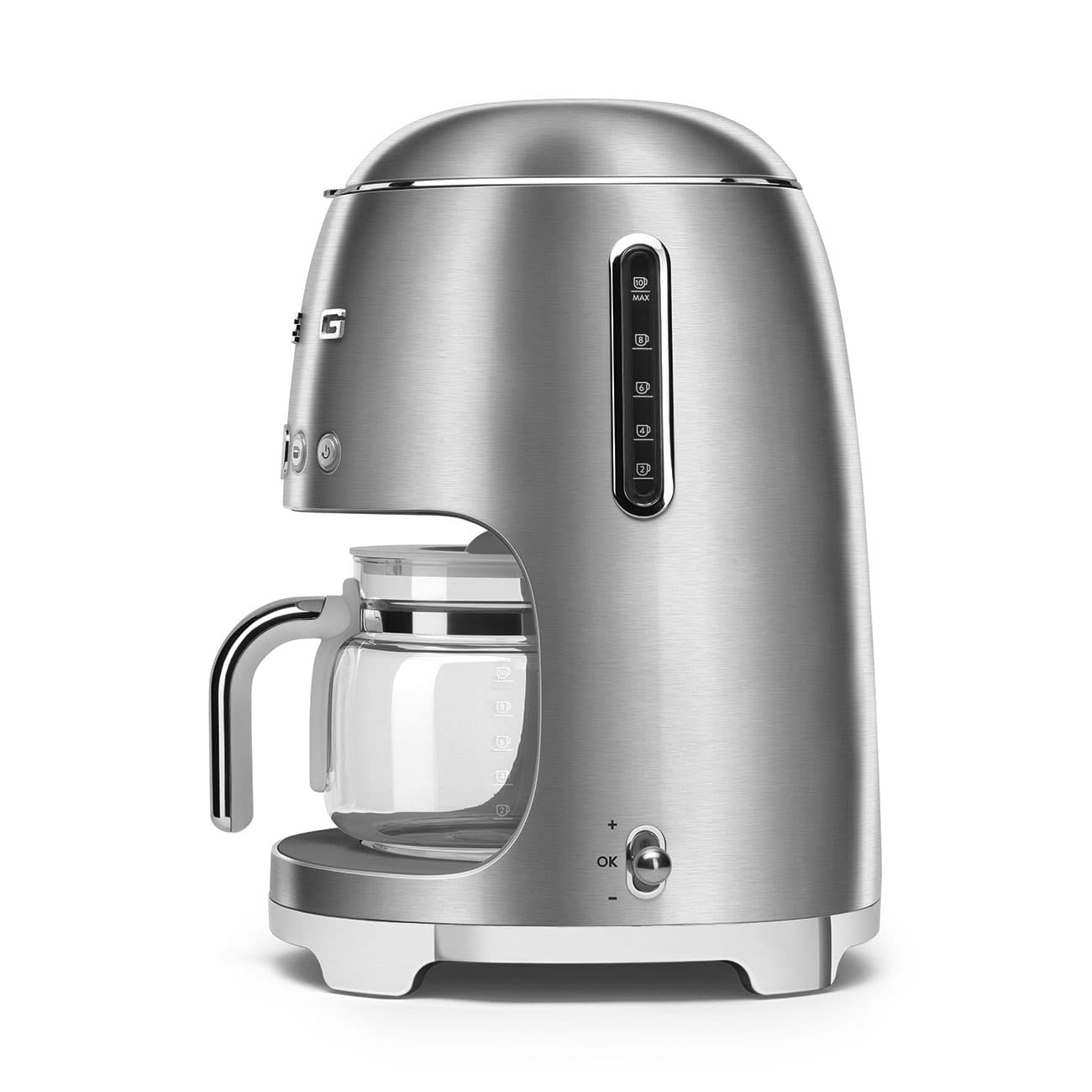 SMEG DCF02SSEU filterkoffiemachine, Zilver (afbeelding 4 van 5)