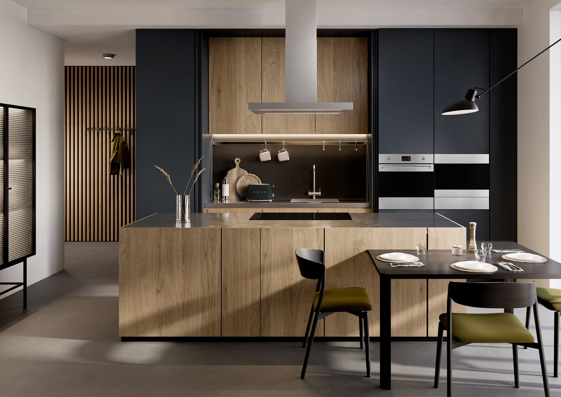SMEG SIM3964D inductie kookplaat, Zwart (afbeelding 7 van 8)