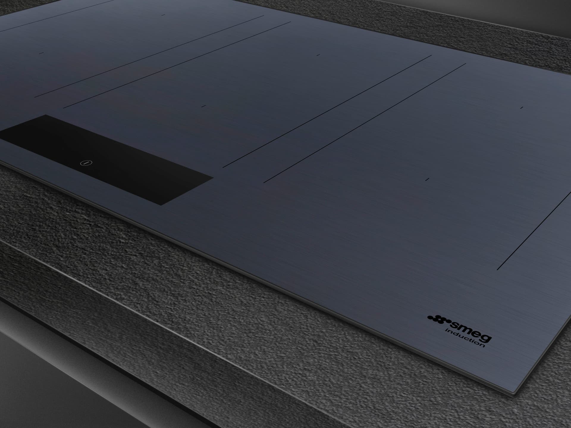 SMEG SIM1864DG kookplaat, Neptune Grey (afbeelding 4 van 6)