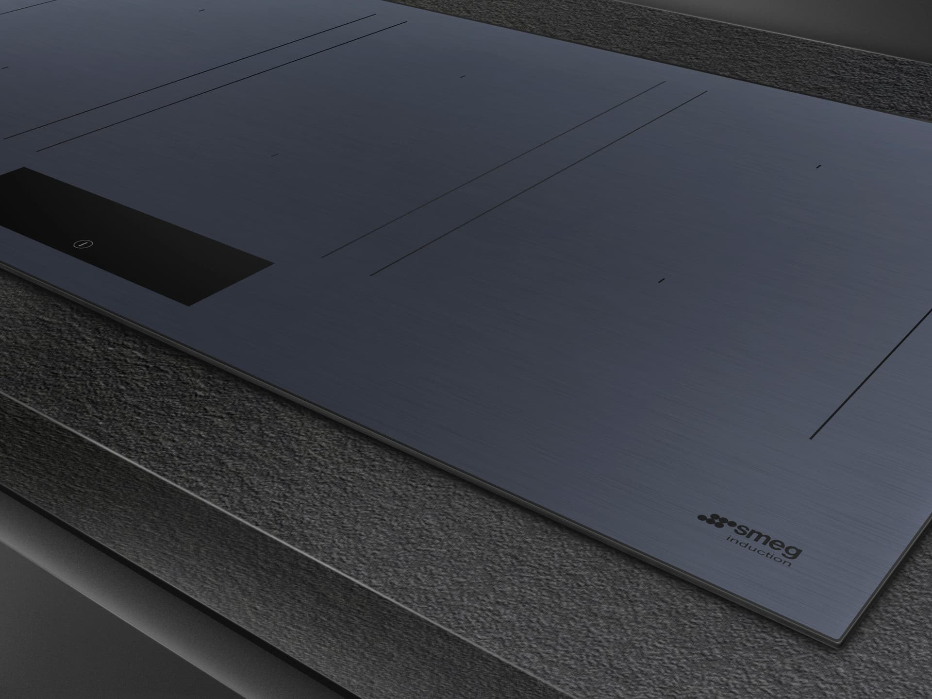 SMEG SIM1964DG kookplaat, Neptune Grey (afbeelding 3 van 5)