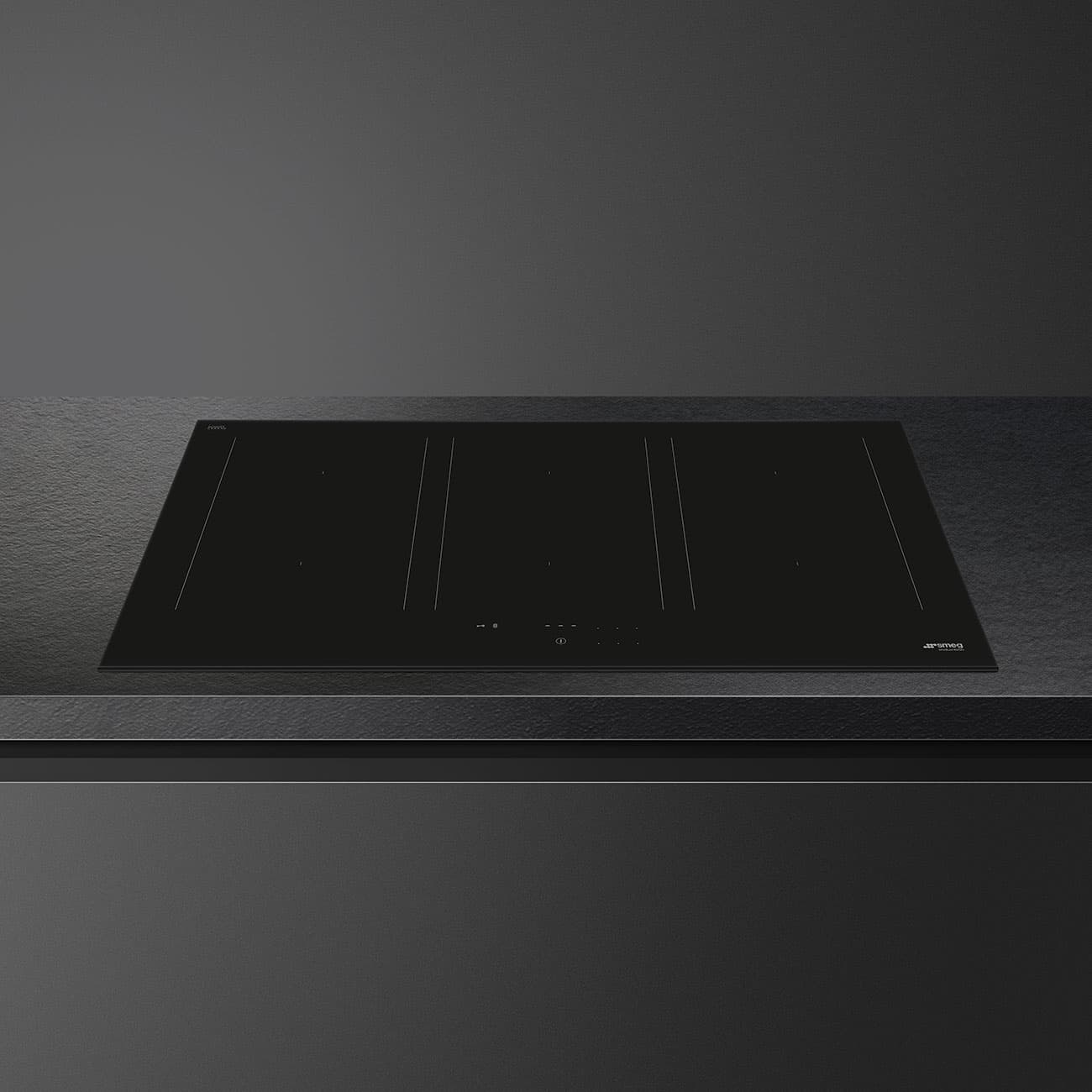 SMEG SIM3964D inductie kookplaat, Zwart (afbeelding 2 van 8)