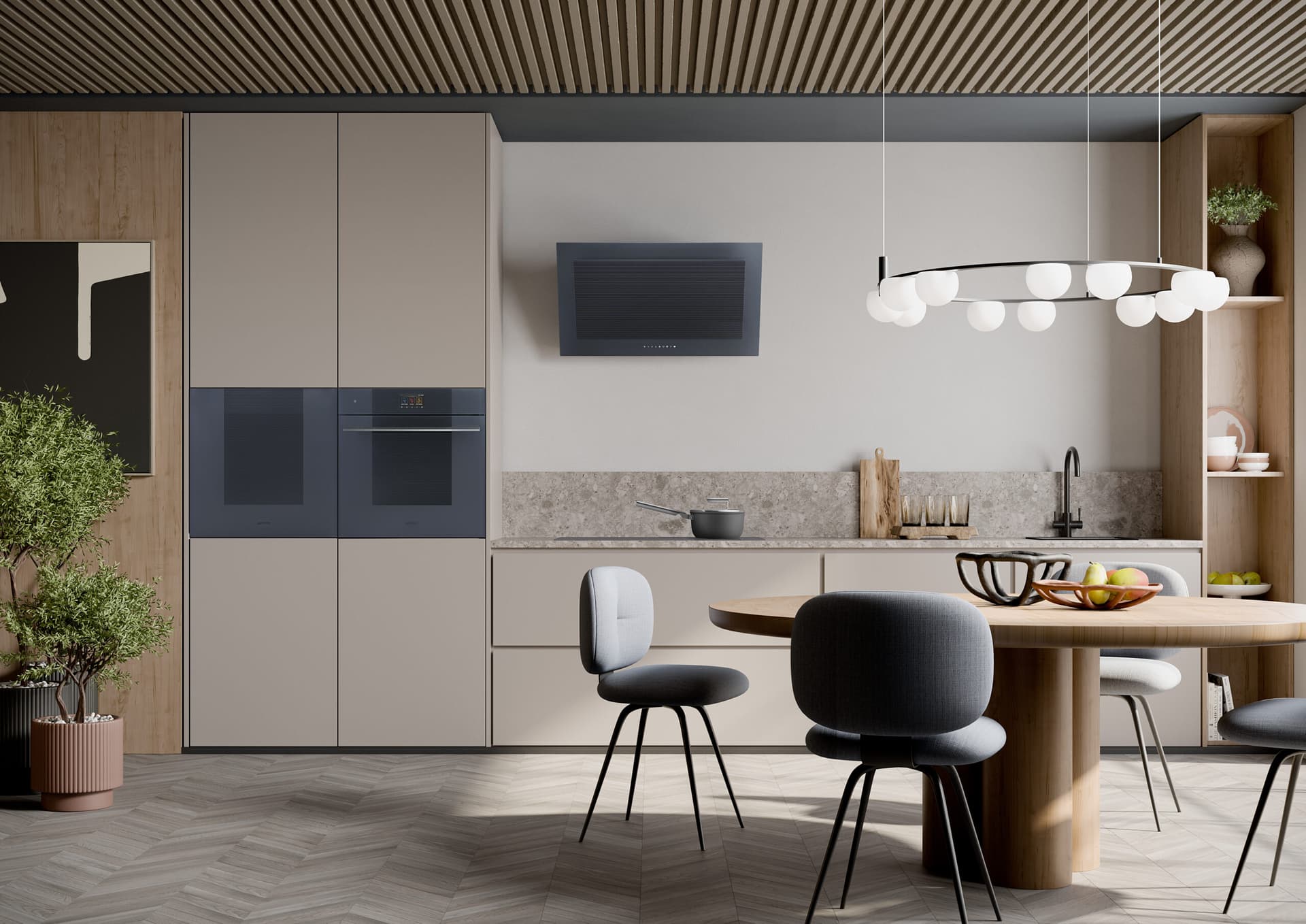 SMEG SIM1864DG kookplaat, Neptune Grey (afbeelding 5 van 6)