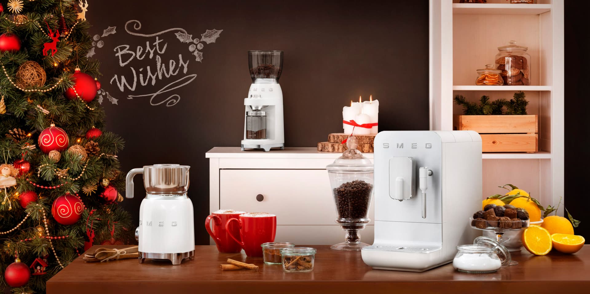 SMEG MFF11WHEU melkopschuimer Wit (afbeelding 2 van 2)