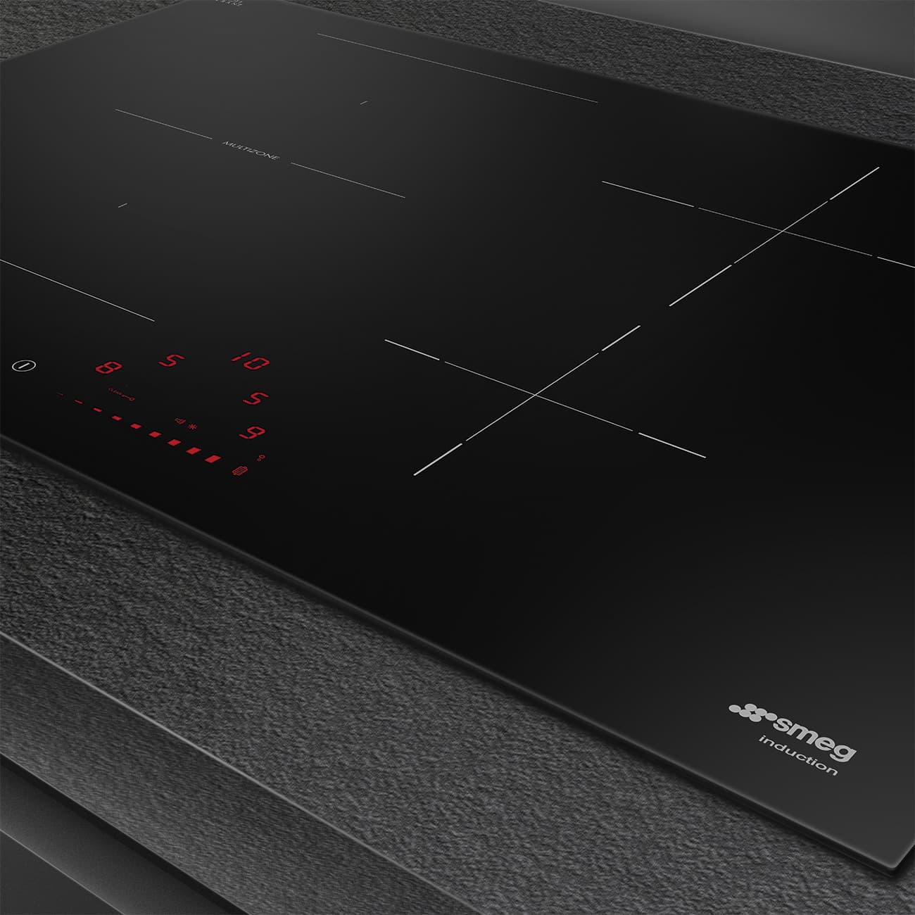 SMEG SI1M4744D kookplaat, Zwart (afbeelding 4 van 6)