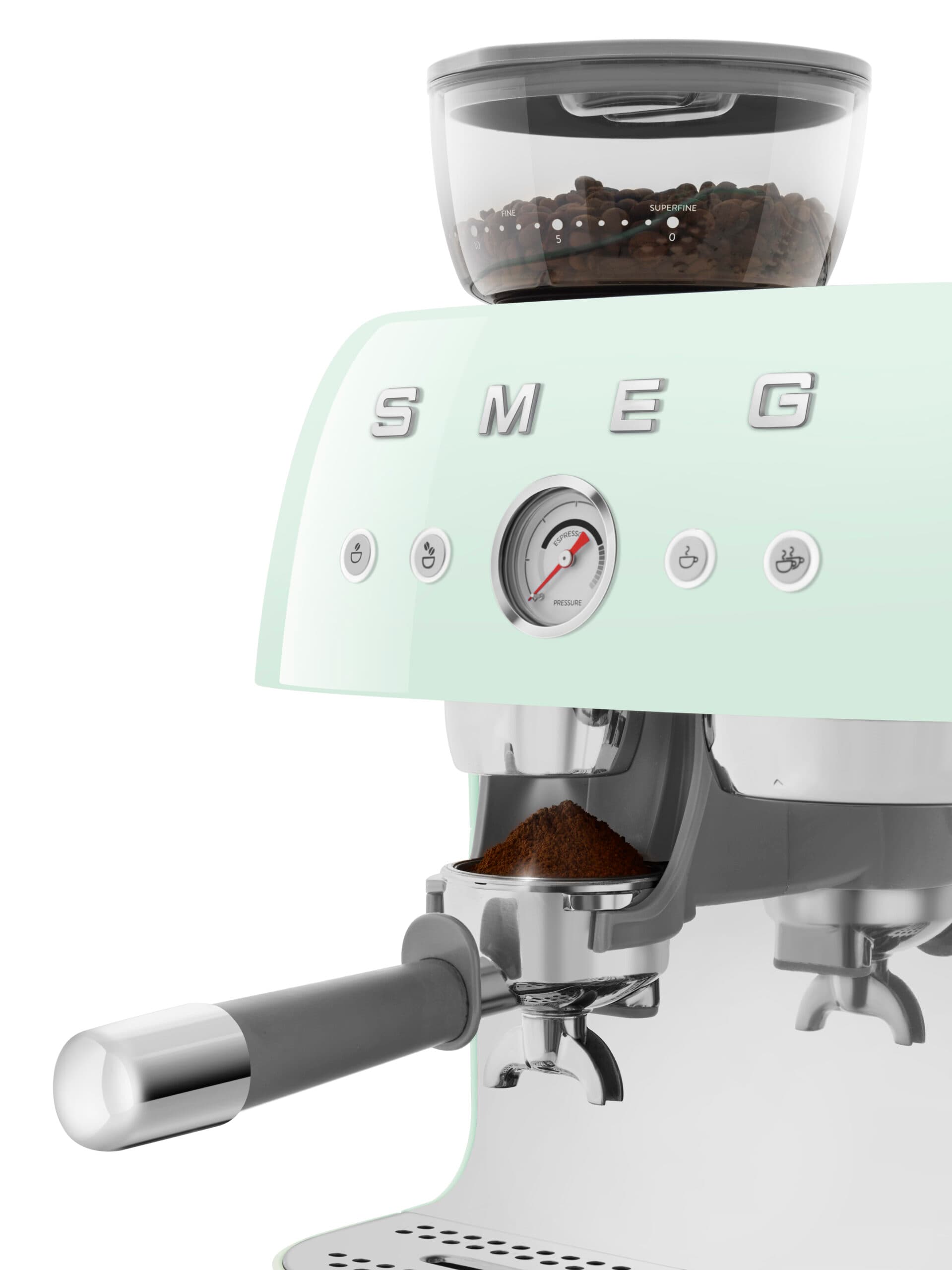 SMEG EGF03PGEU espressomachine pastelgroen (afbeelding 3 van 3)