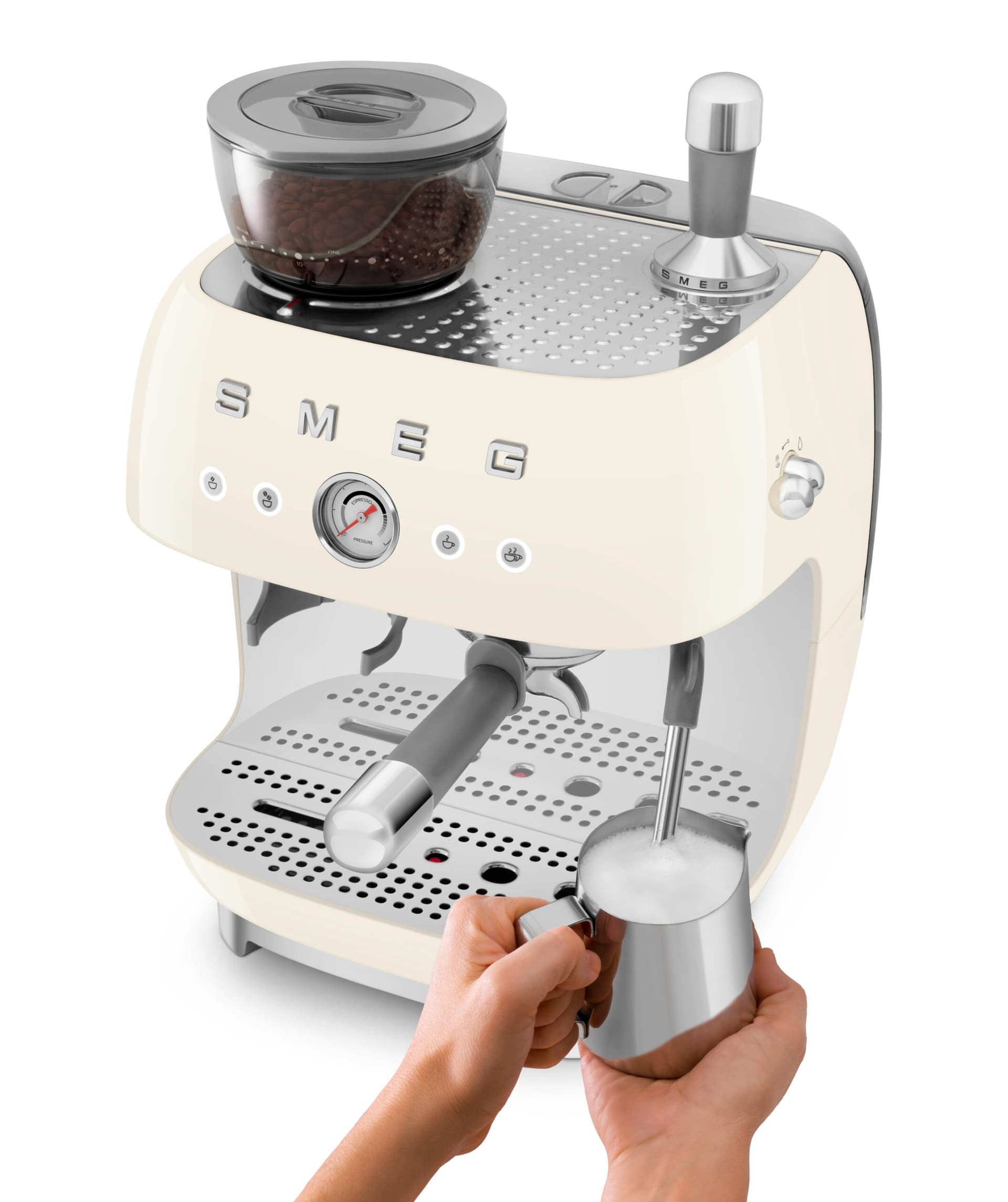 SMEG CMMJ01 melkkan RVS (afbeelding 2 van 2)
