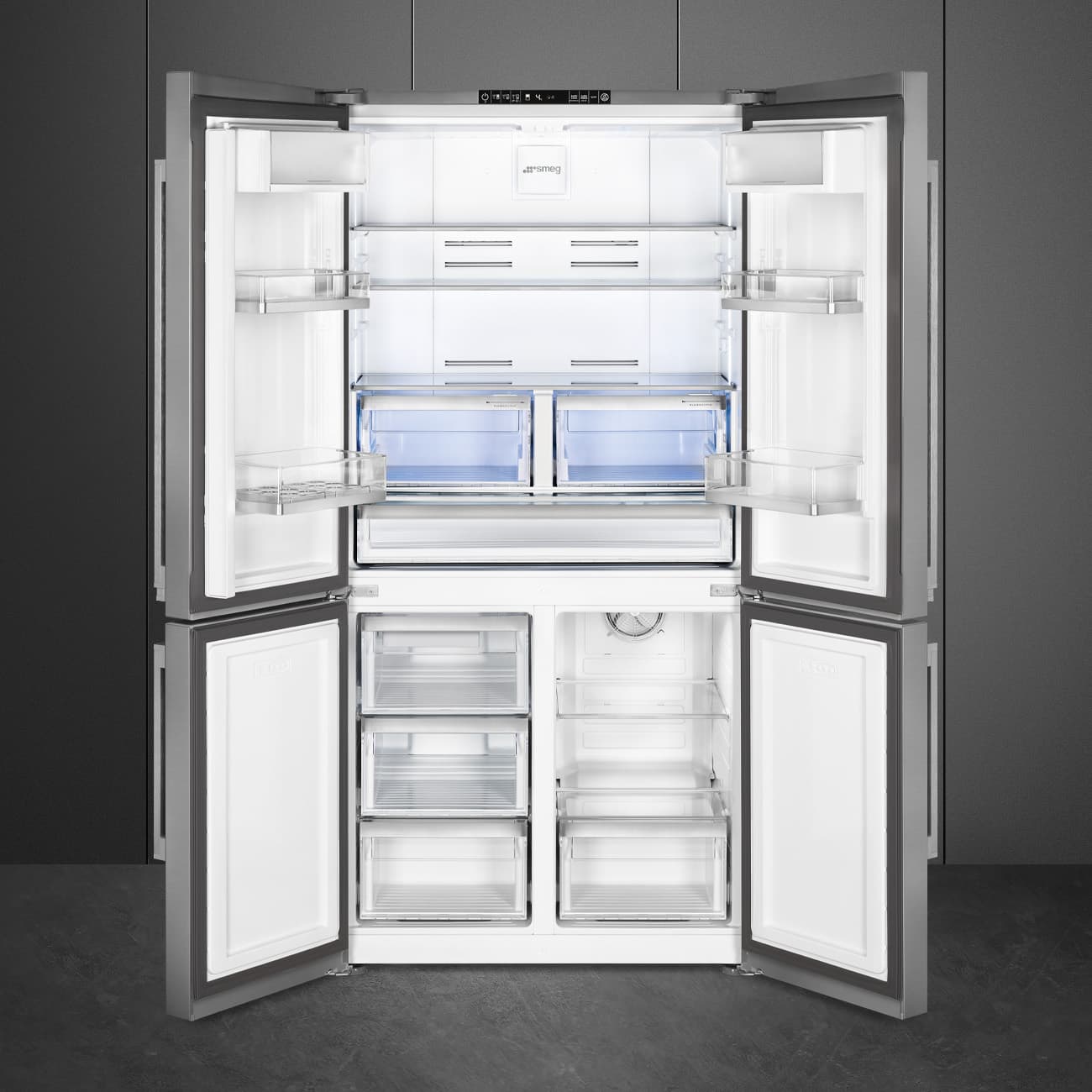 SMEG FQ60XE koelkast, Rvs (afbeelding 2 van 3)