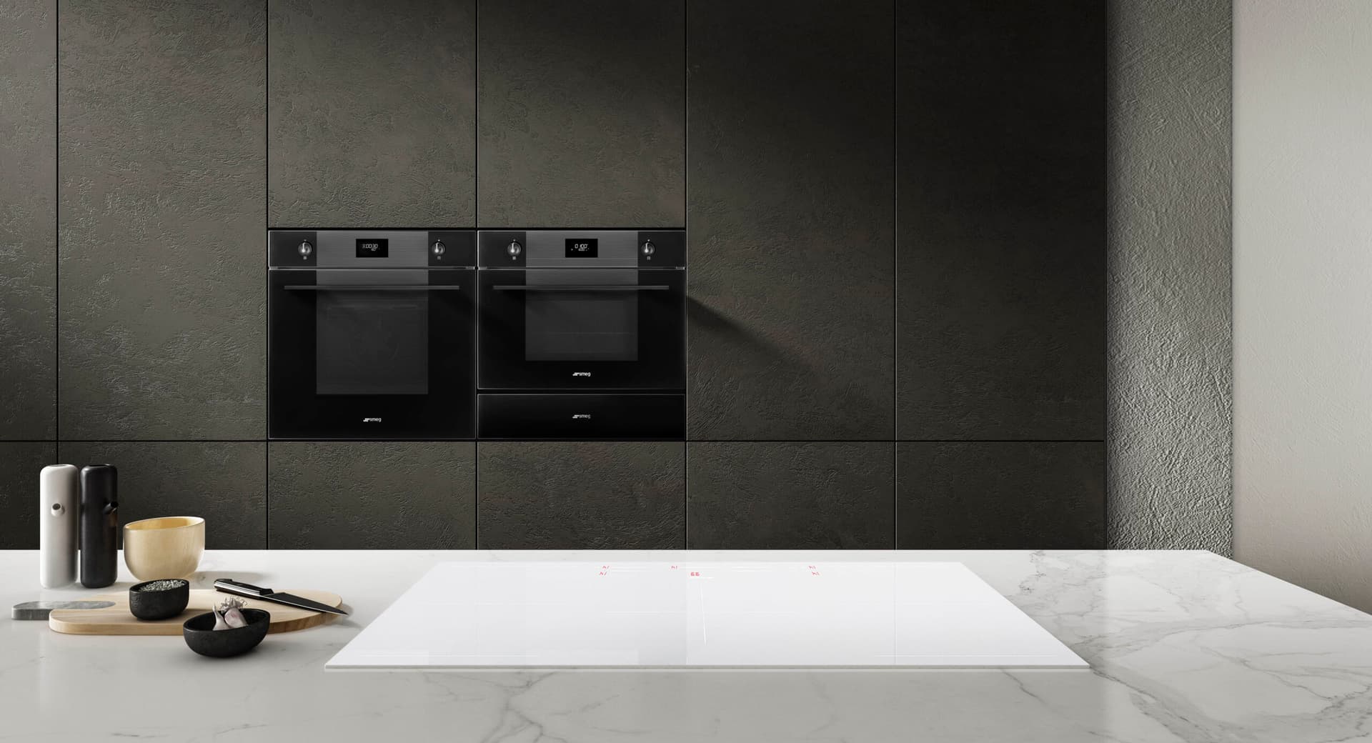 SMEG SO4101M1B3 combi-magnetron oven, Zwart (afbeelding 2 van 4)