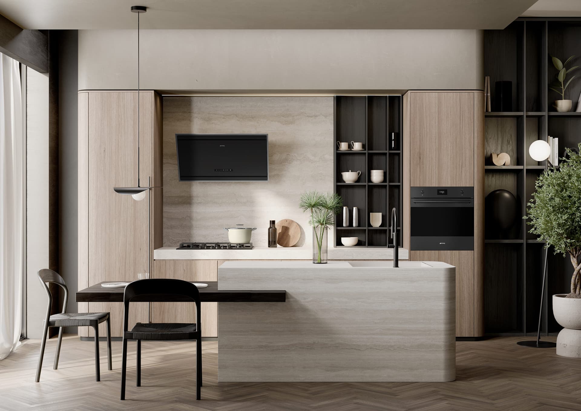 SMEG SFP9302TX oven, Rvs (afbeelding 3 van 6)