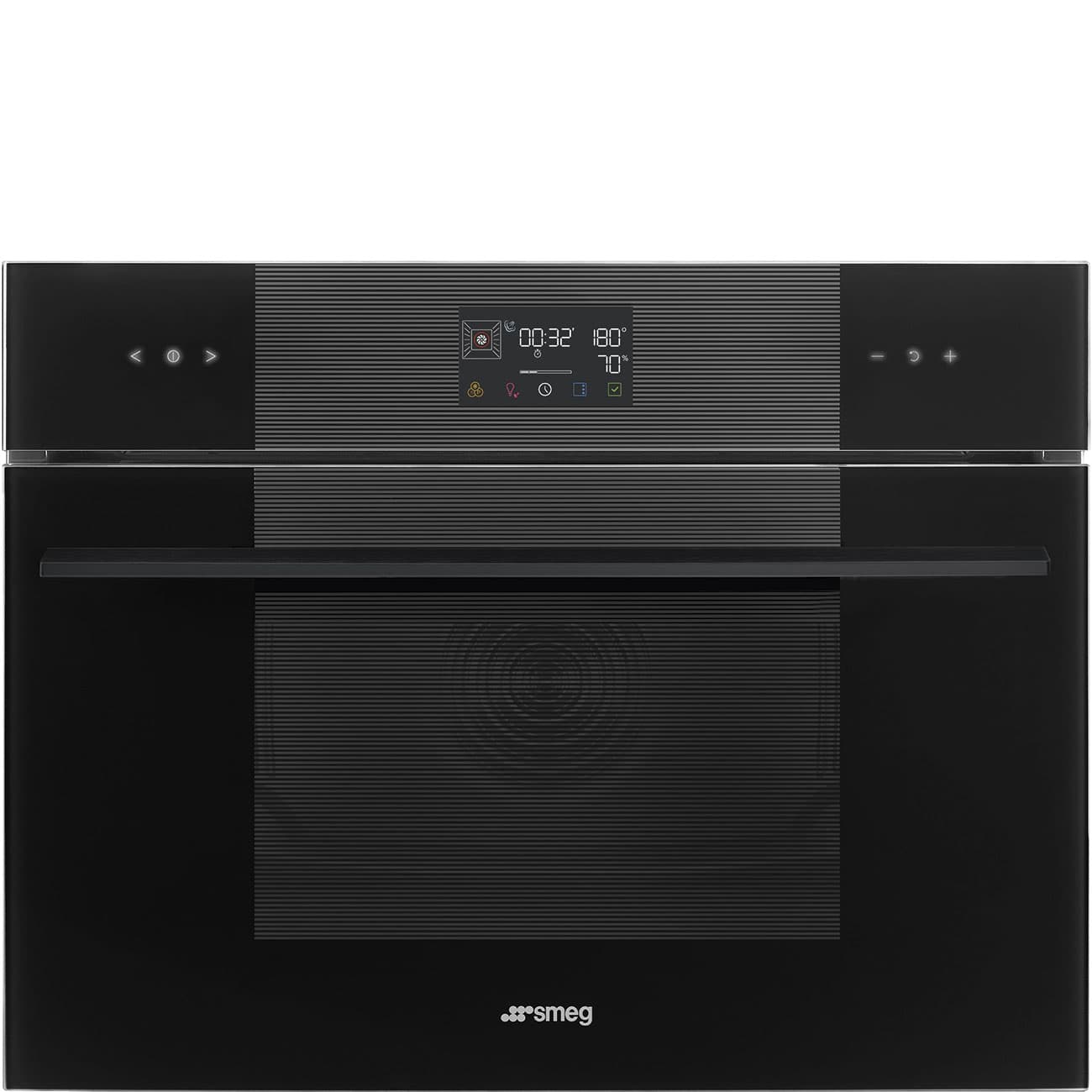 SMEG SO4102S3B3 combi-stoom oven, Zwart