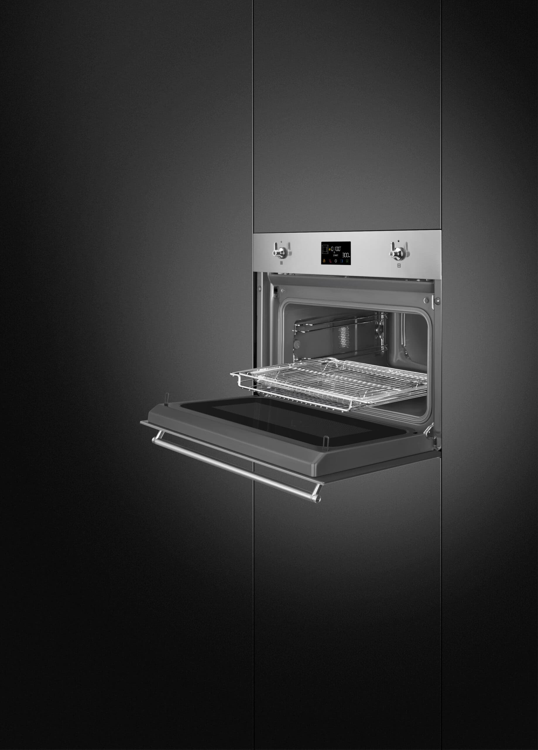 SMEG SO4301M1X combi-magnetron oven, Rvs (afbeelding 3 van 4)